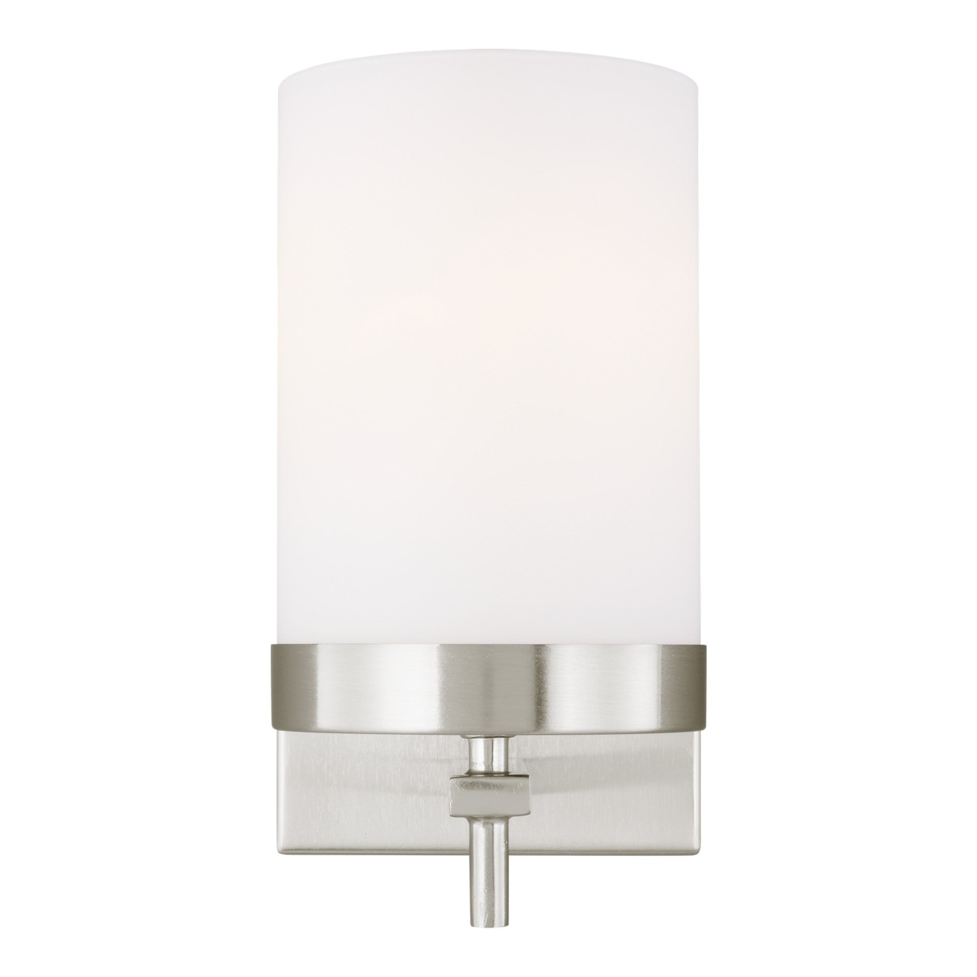 Zire 8" Bath Sconce, Brushed Nickel Finish - Bees Lighting