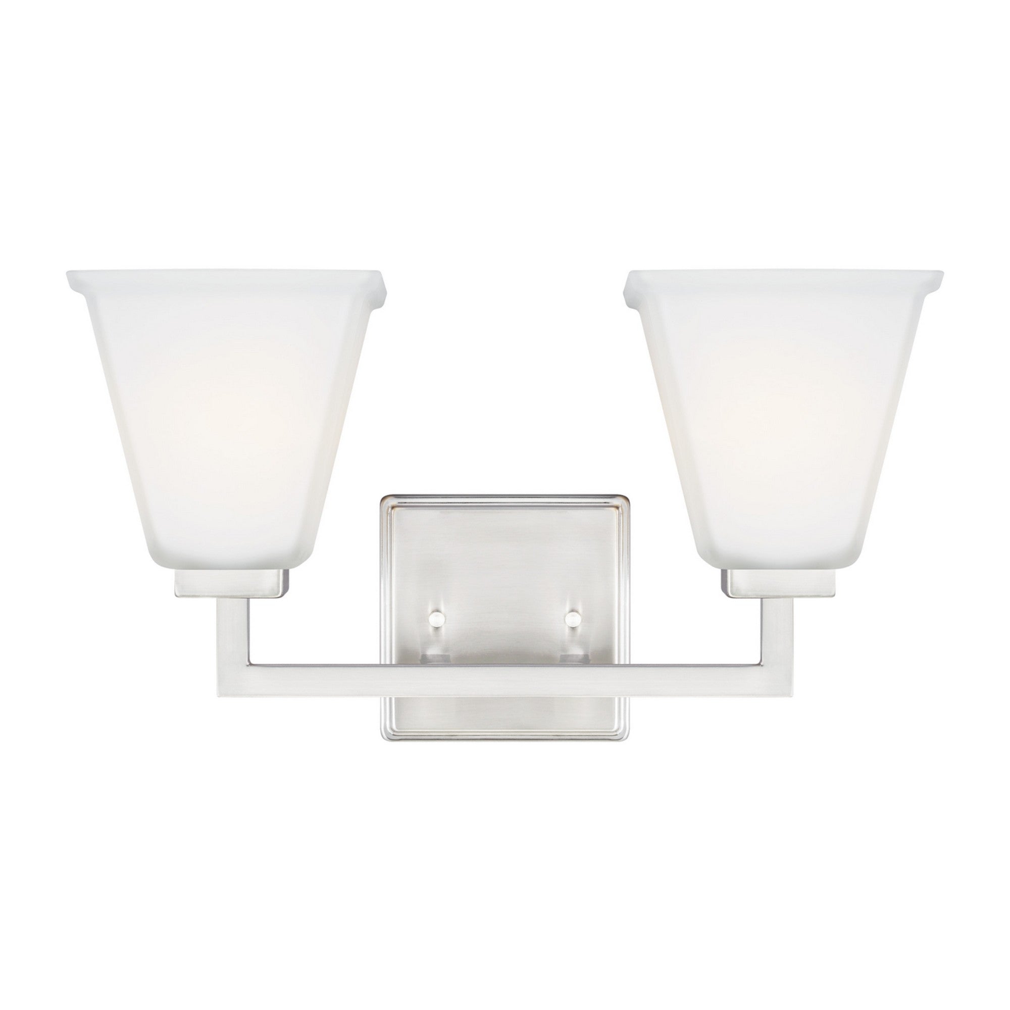 Ellis Harper 16" 2-Light Bathroom Vanity, Brushed Nickel Finish