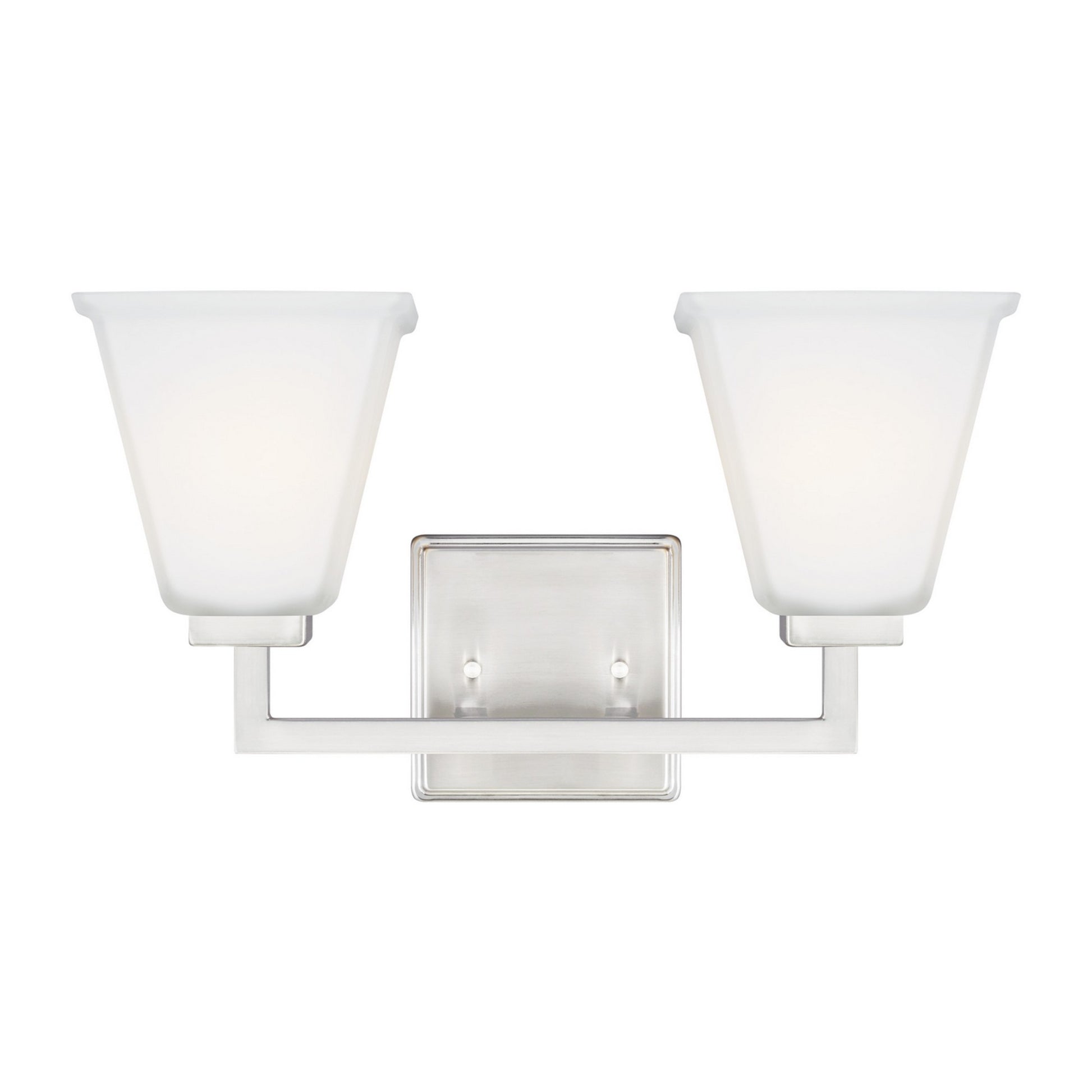 Ellis Harper 16" 2-Light LED Bathroom Vanity, Brushed Nickel Finish - Bees Lighting