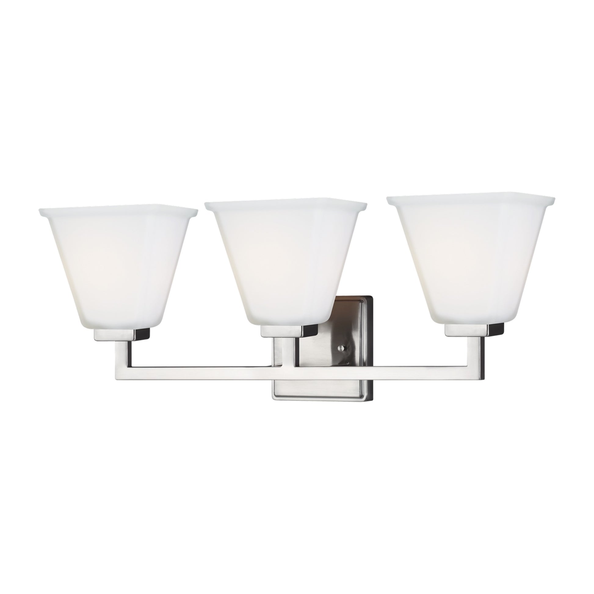 Ellis Harper 24" 3-Light Bathroom Vanity, Brushed Nickel Finish - Bees Lighting