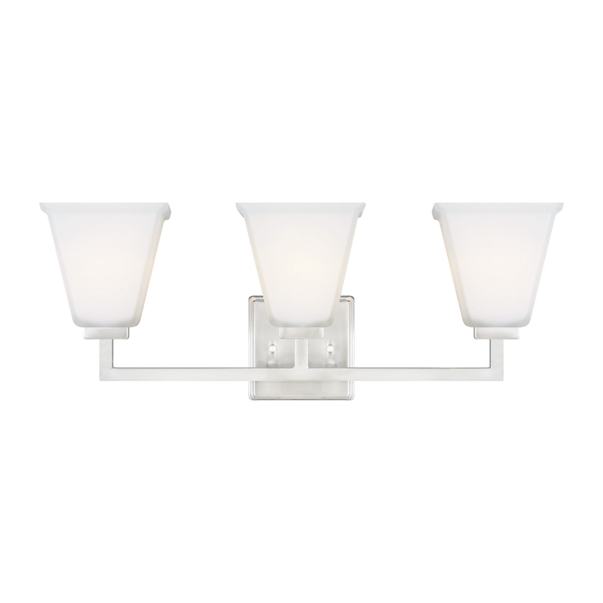 Ellis Harper 24" 3-Light LED Bathroom Vanity, Brushed Nickel Finish - Bees Lighting