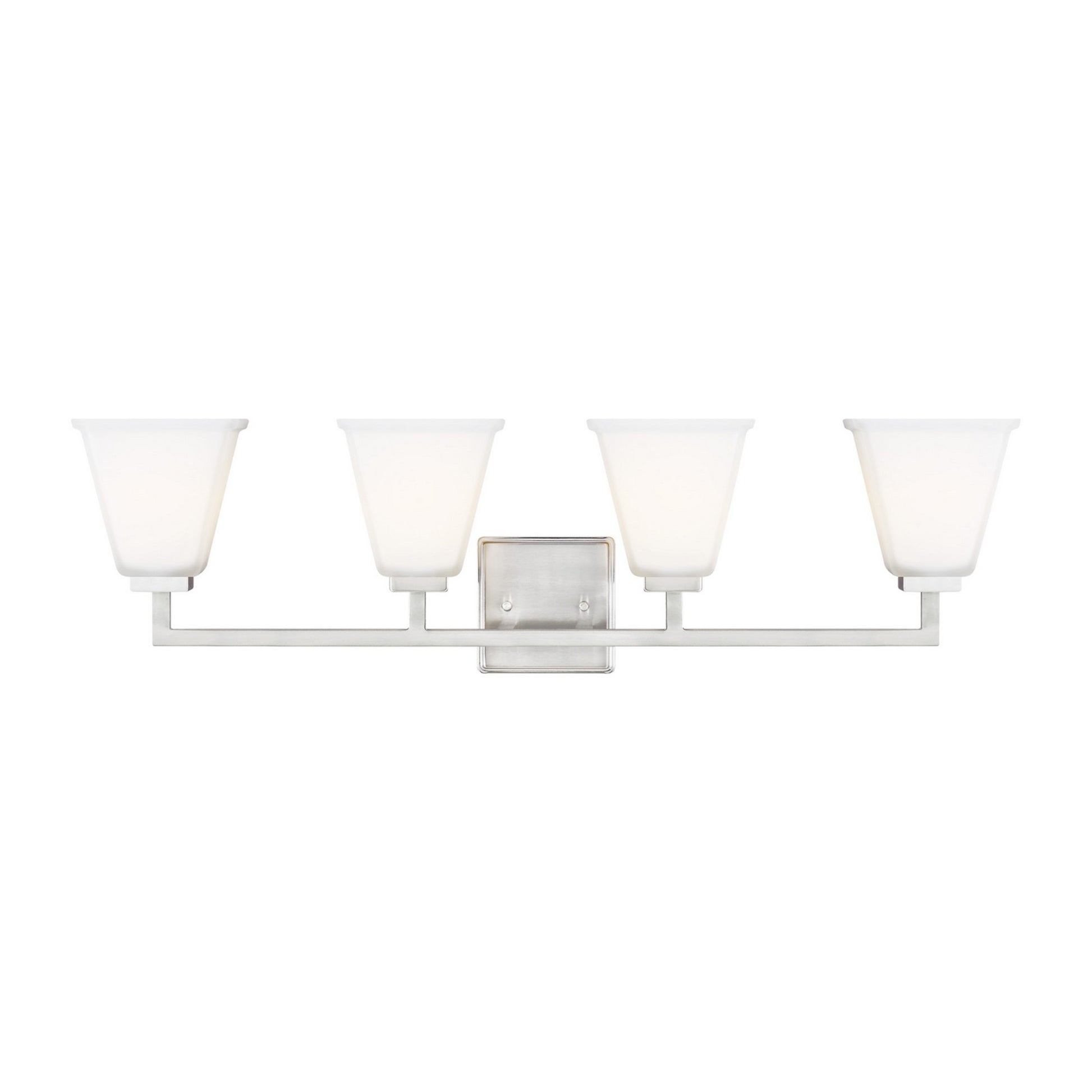 Ellis Harper 33" 4-Light Bathroom Vanity, Brushed Nickel Finish - Bees Lighting
