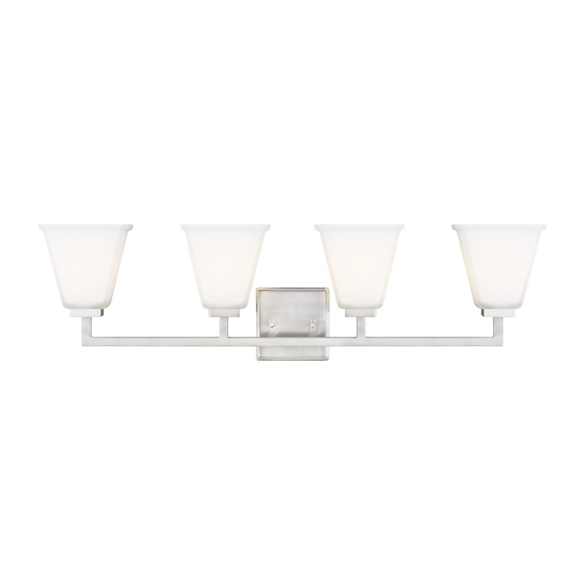 Ellis Harper 33" 4-Light Bathroom Vanity, Brushed Nickel Finish - Bees Lighting