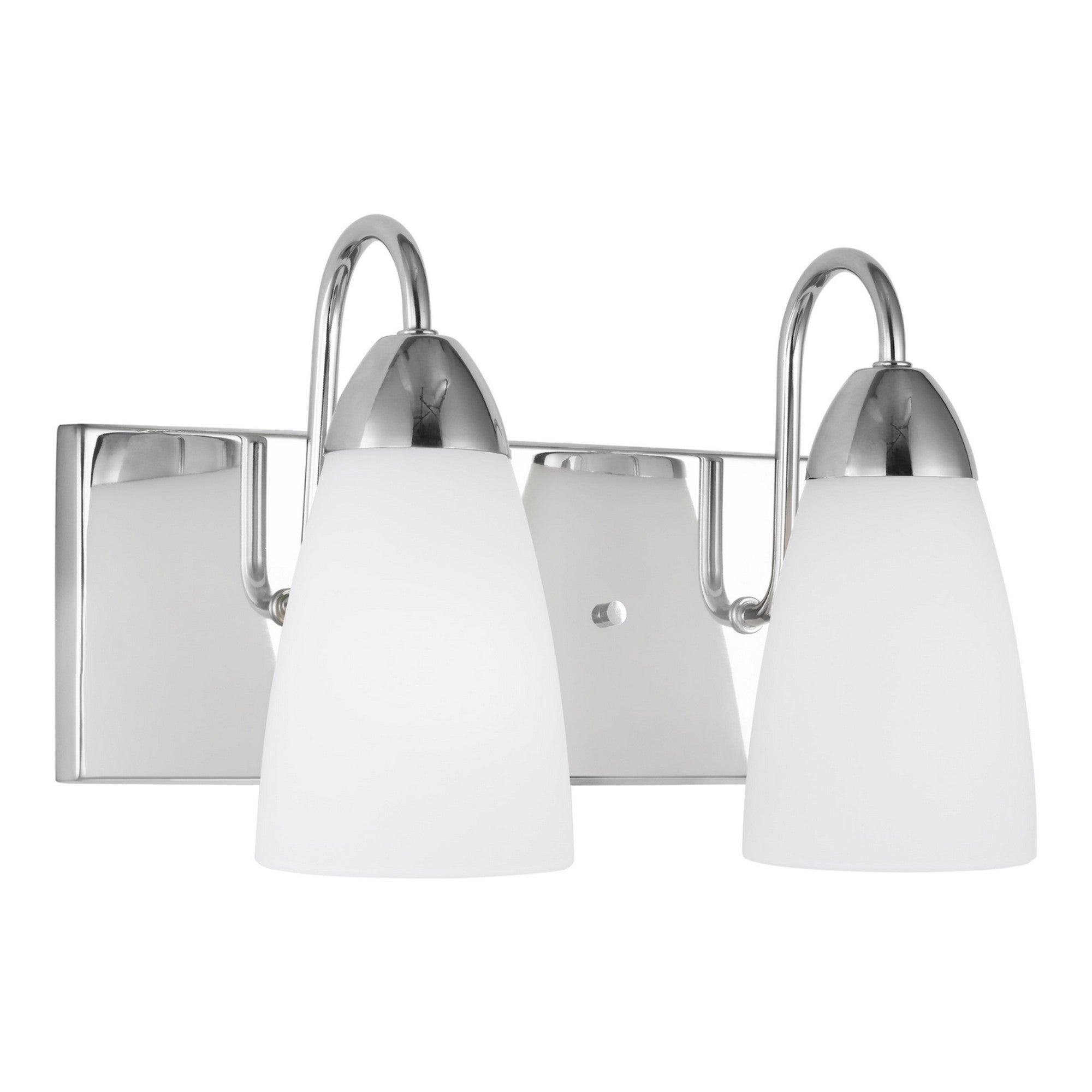 Seville 14" 2-Light LED Bathroom Vanity, Chrome Finish