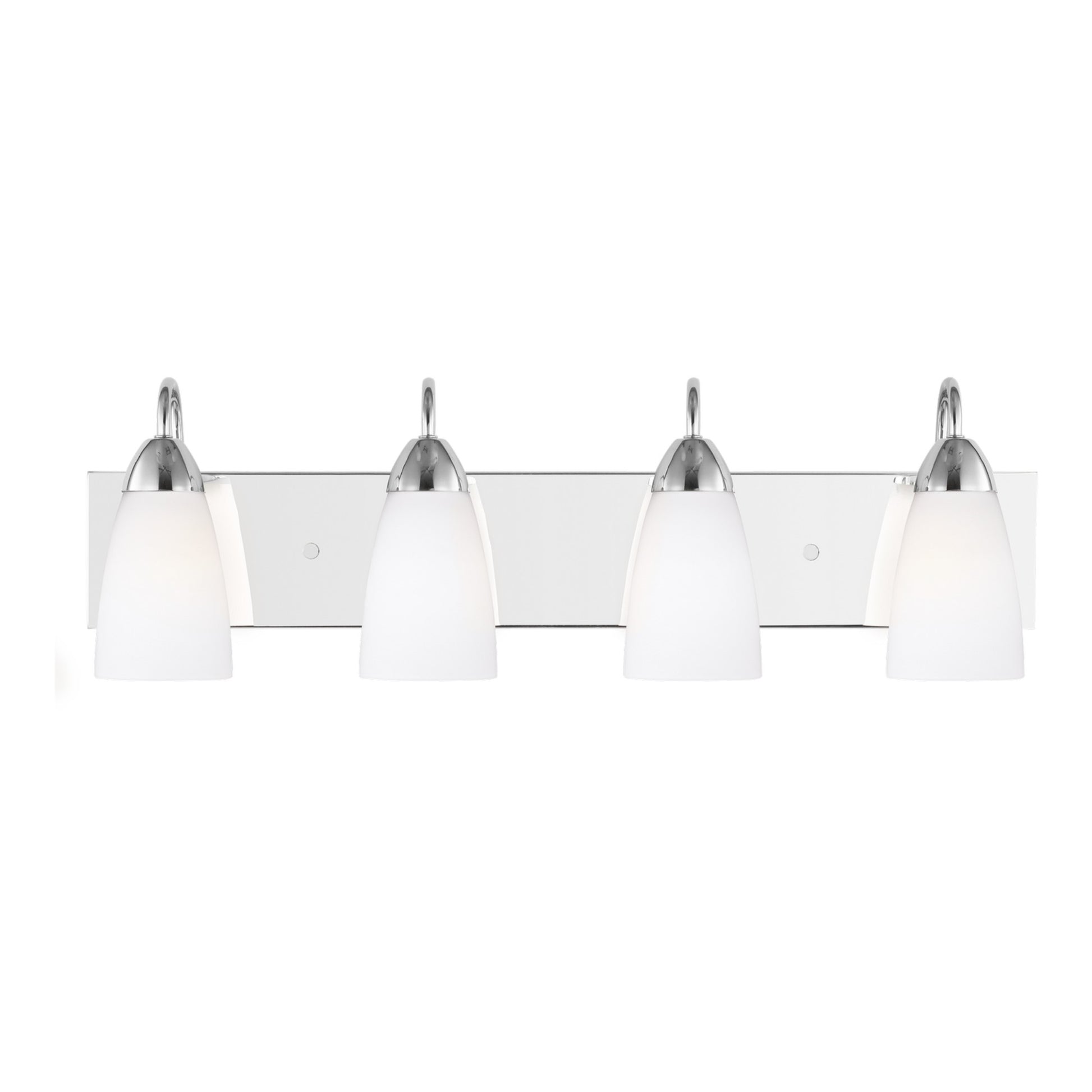 Seville 28" 4-Light Bathroom Vanity, Chrome Finish - Bees Lighting