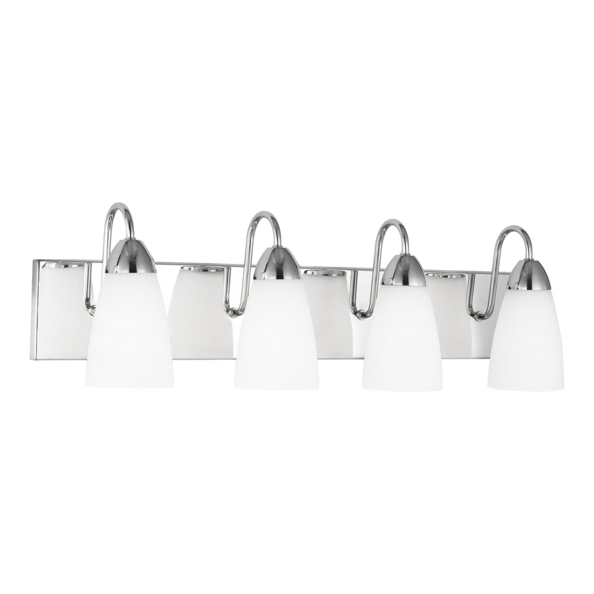 Seville 28" 4-Light LED Bathroom Vanity, Chrome Finish - Bees Lighting