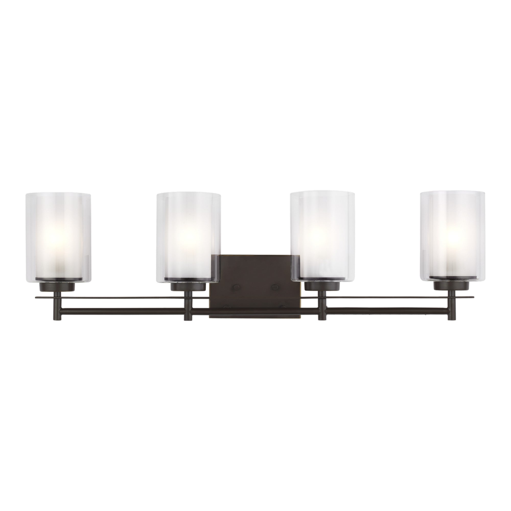 Elmwood Park 31" 4-Light Bathroom Vanity, Bronze Finish - Bees Lighting