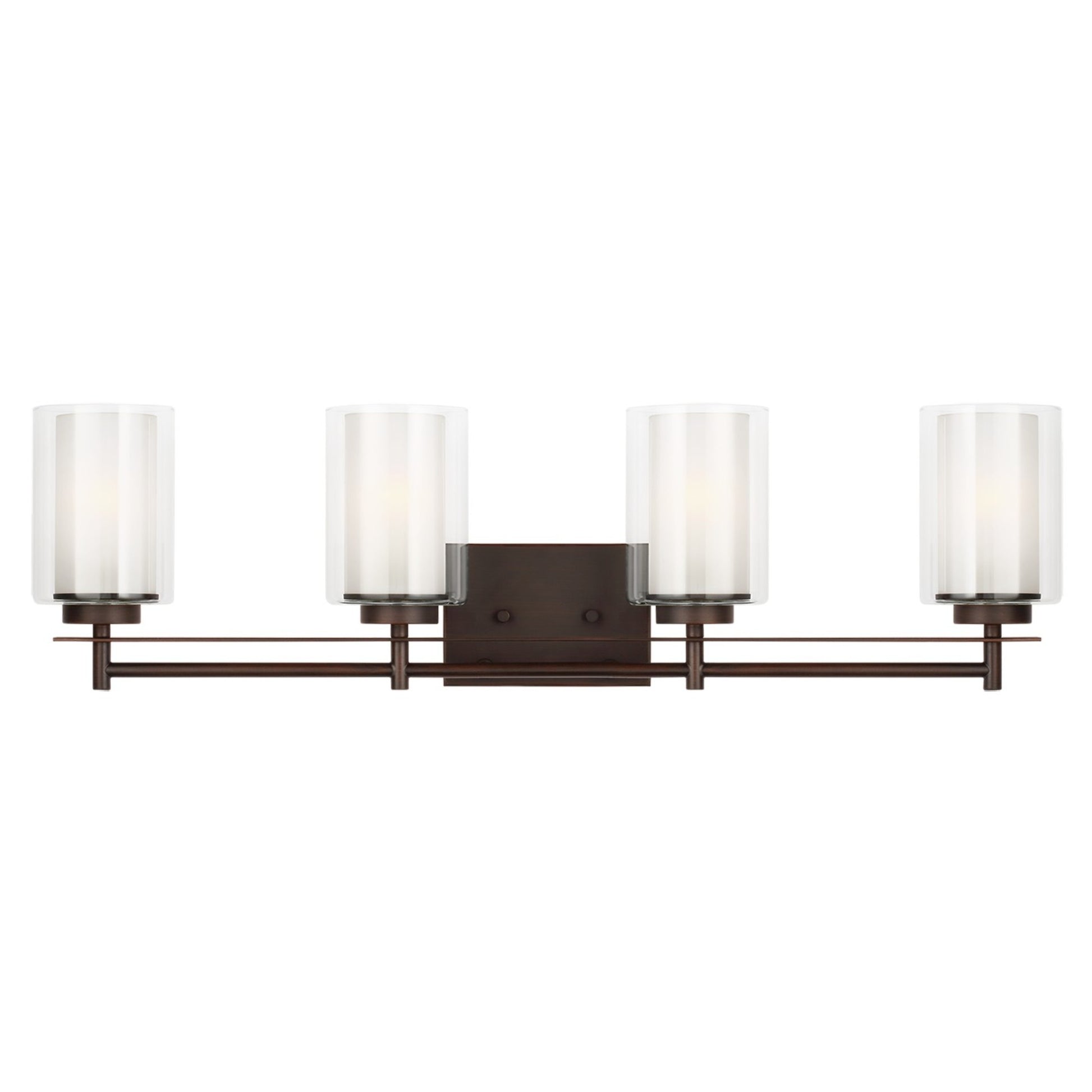 Elmwood Park 31" 4-Light Bathroom Vanity, Bronze Finish - Bees Lighting