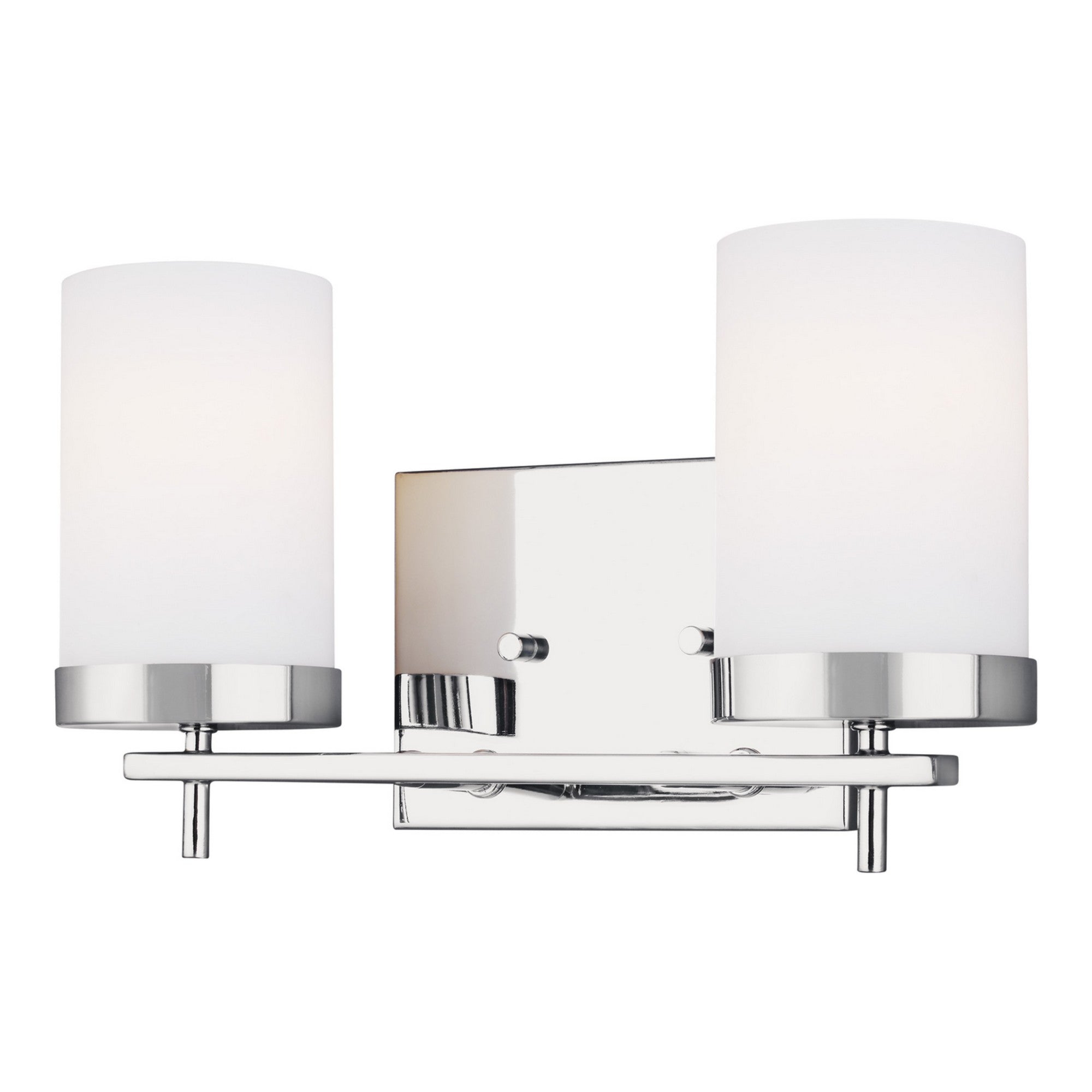 Zire 14" 2-Light LED Bathroom Vanity, Chrome Finish - Bees Lighting