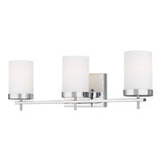 Zire 24" 3-Light Bathroom Vanity, Chrome Finish - Bees Lighting