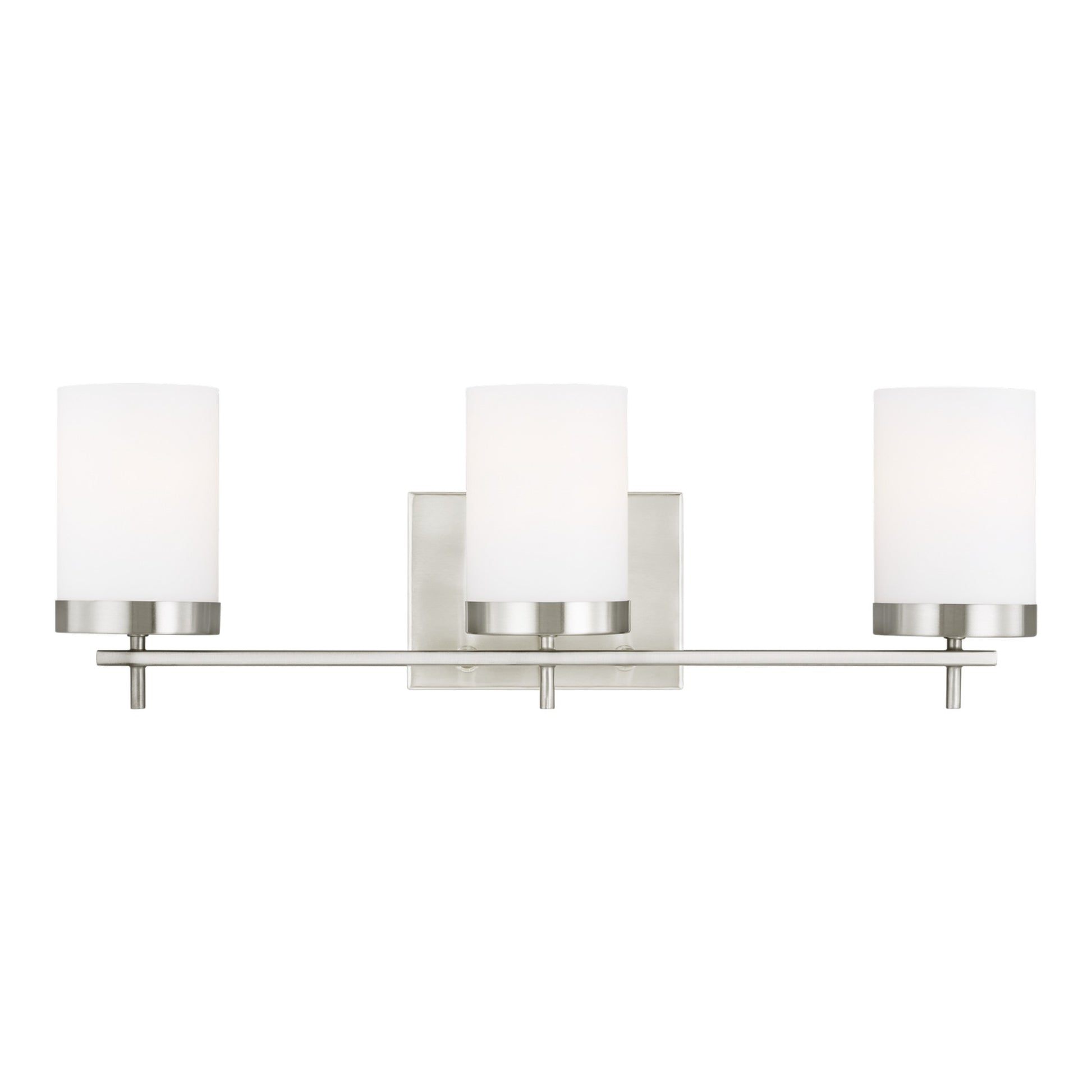 Zire 24" 3-Light LED Bathroom Vanity, Brushed Nickel Finish - Bees Lighting
