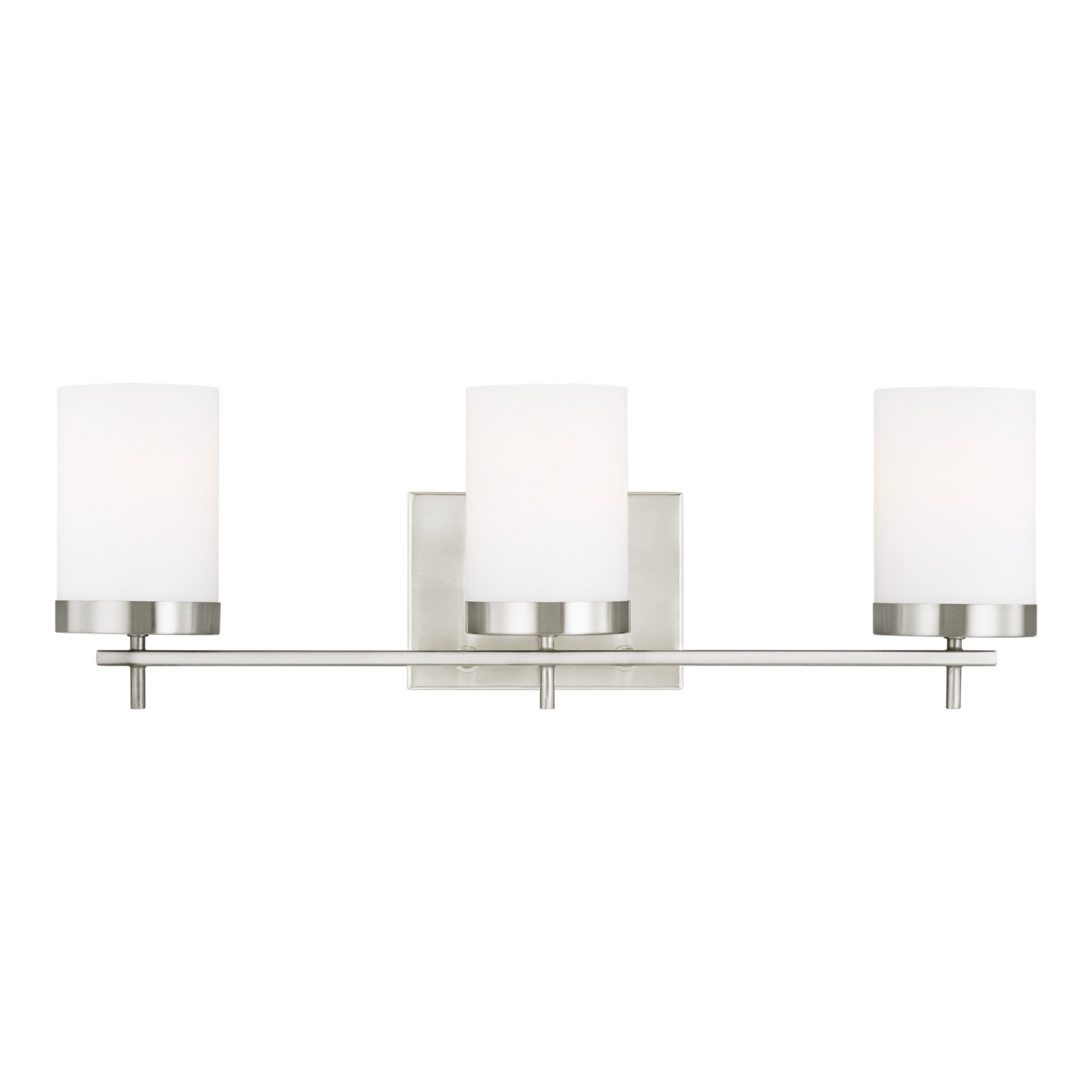 Zire 24" 3-Light LED Bathroom Vanity, Brushed Nickel Finish - Bees Lighting