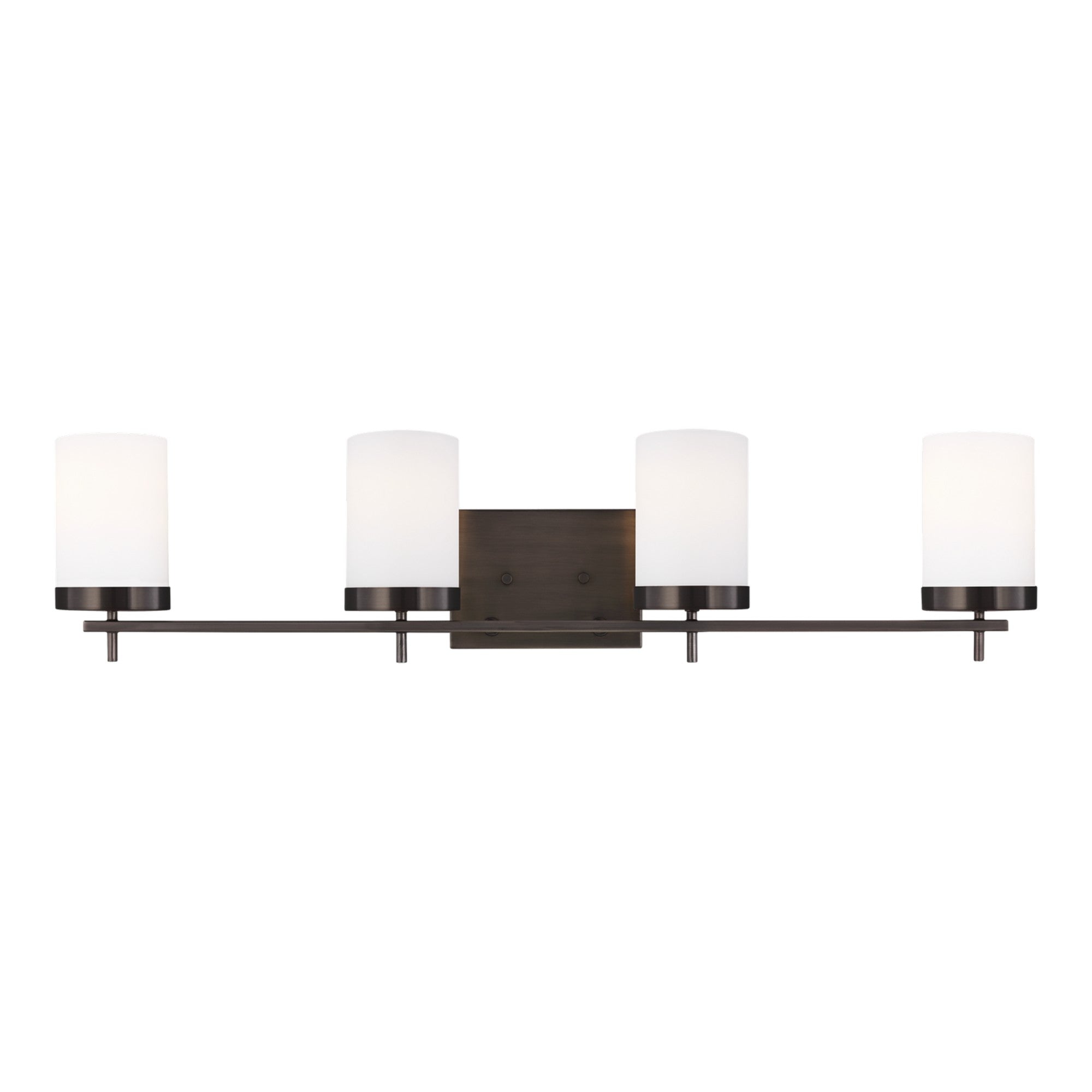 Zire 34" 4-Light LED Bathroom Vanity, Brushed Oil Rubbed Bronze Finish - Bees Lighting