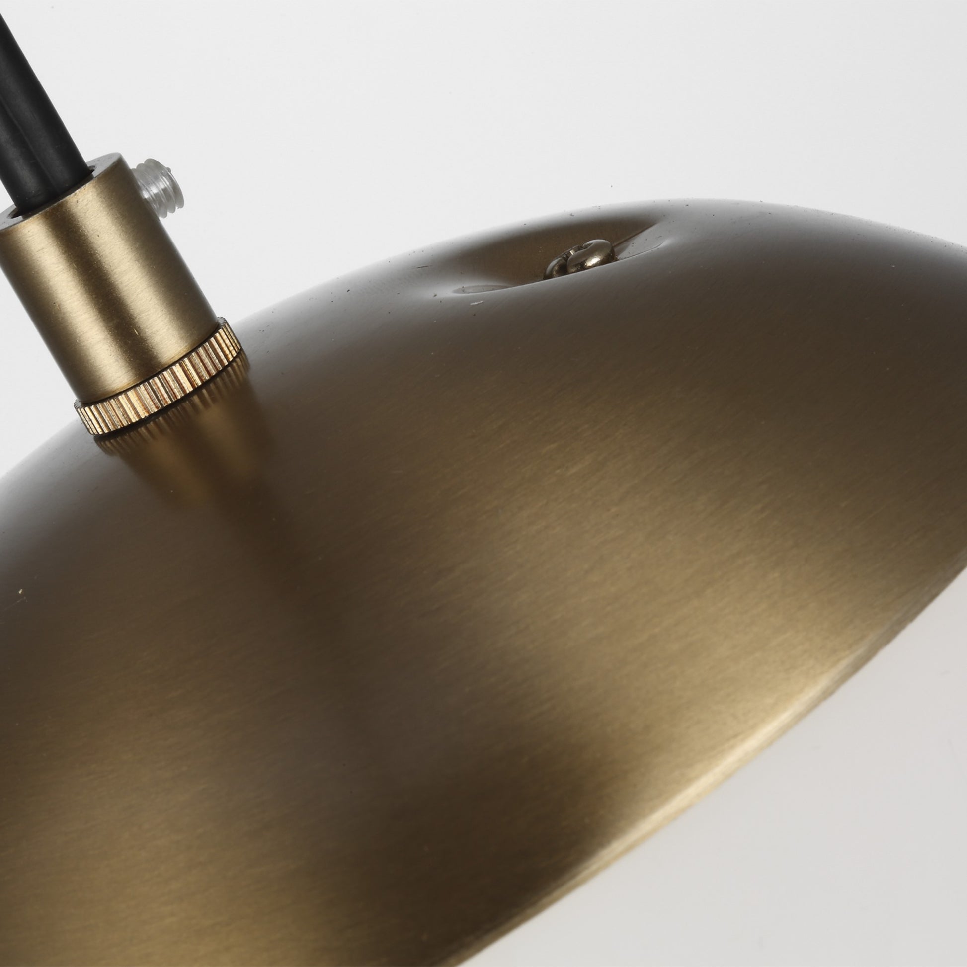 Leo Hanging Globe 10" Integrated LED Medium Pendant, Satin Brass Finish - Bees Lighting