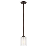 Elmwood Park 7" Mini LED Pendant, Bronze Finish - Bees Lighting