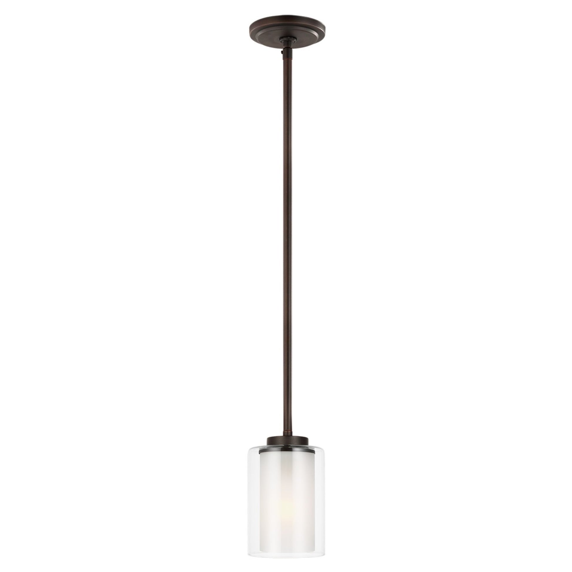Elmwood Park 7" Mini LED Pendant, Bronze Finish - Bees Lighting