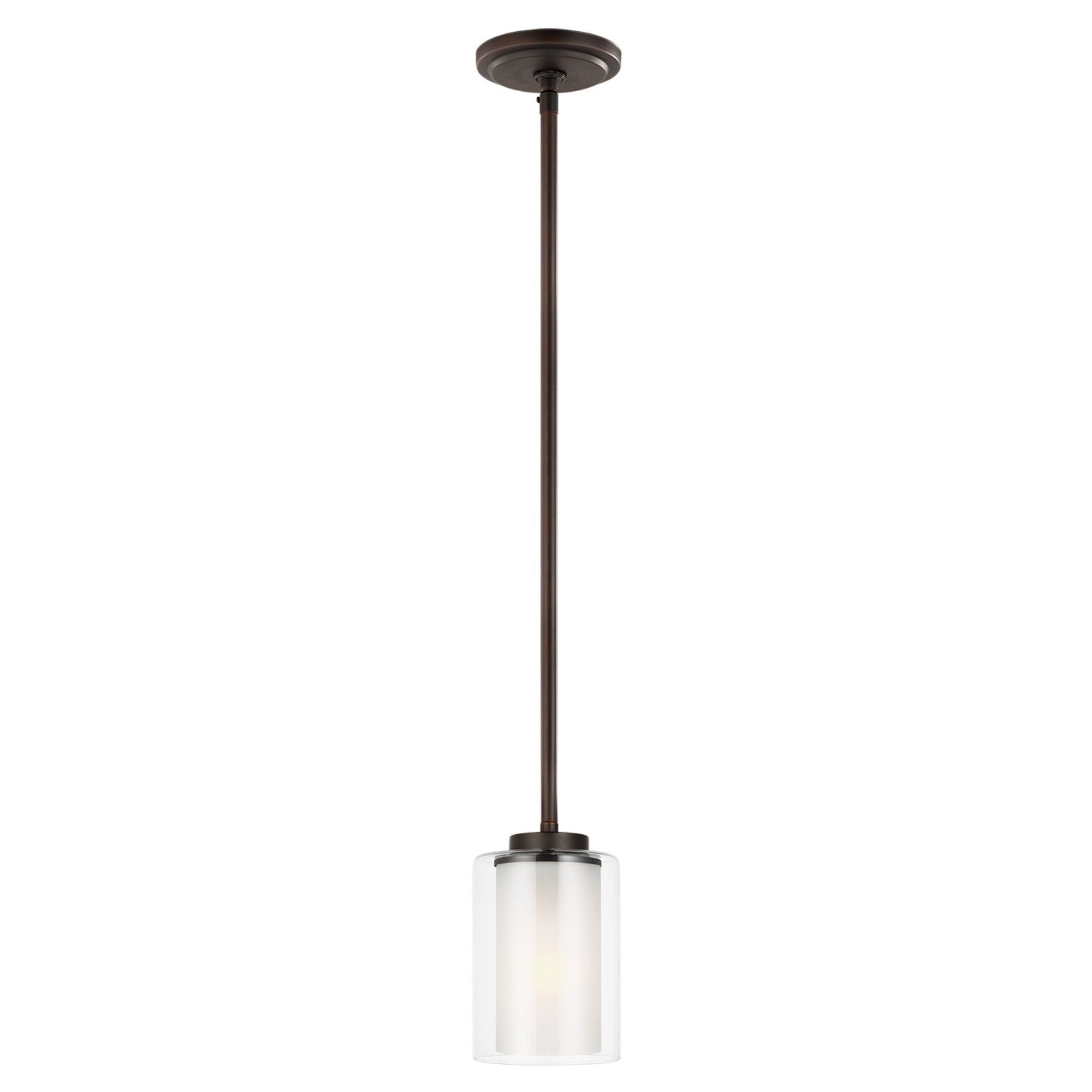 Elmwood Park 7" Mini LED Pendant, Bronze Finish - Bees Lighting