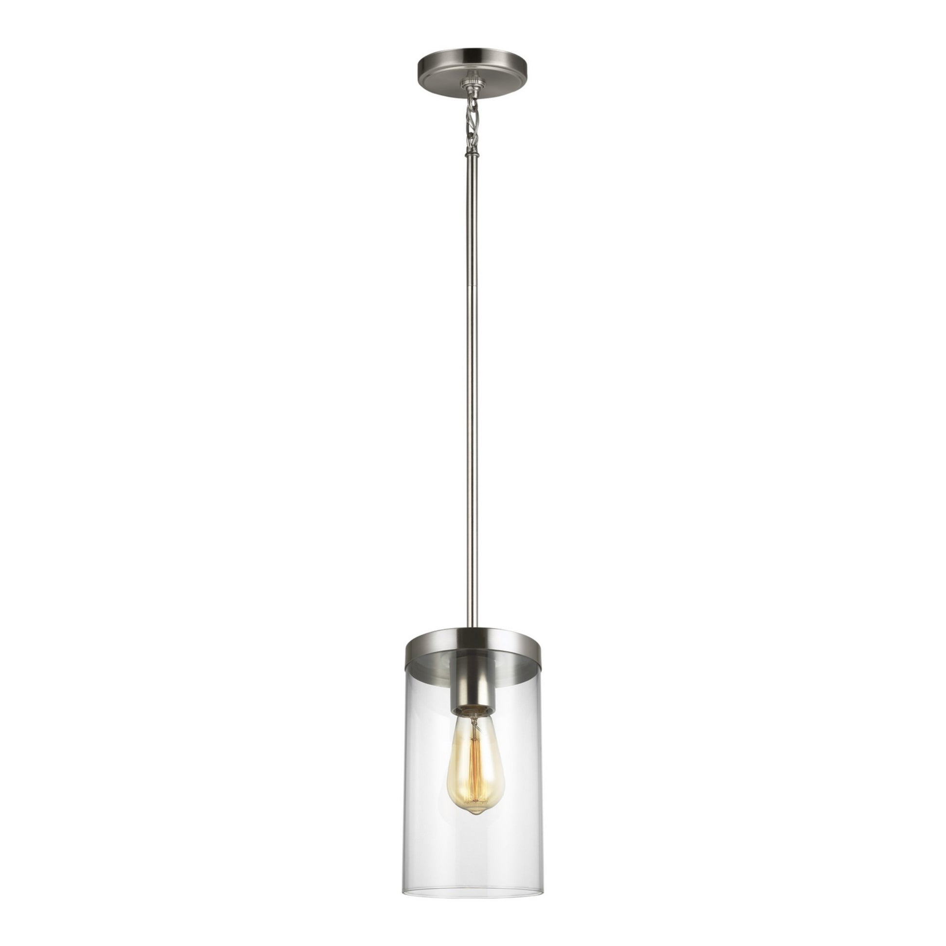 Zire 6" Pendant, Brushed Nickel Finish - Bees Lighting