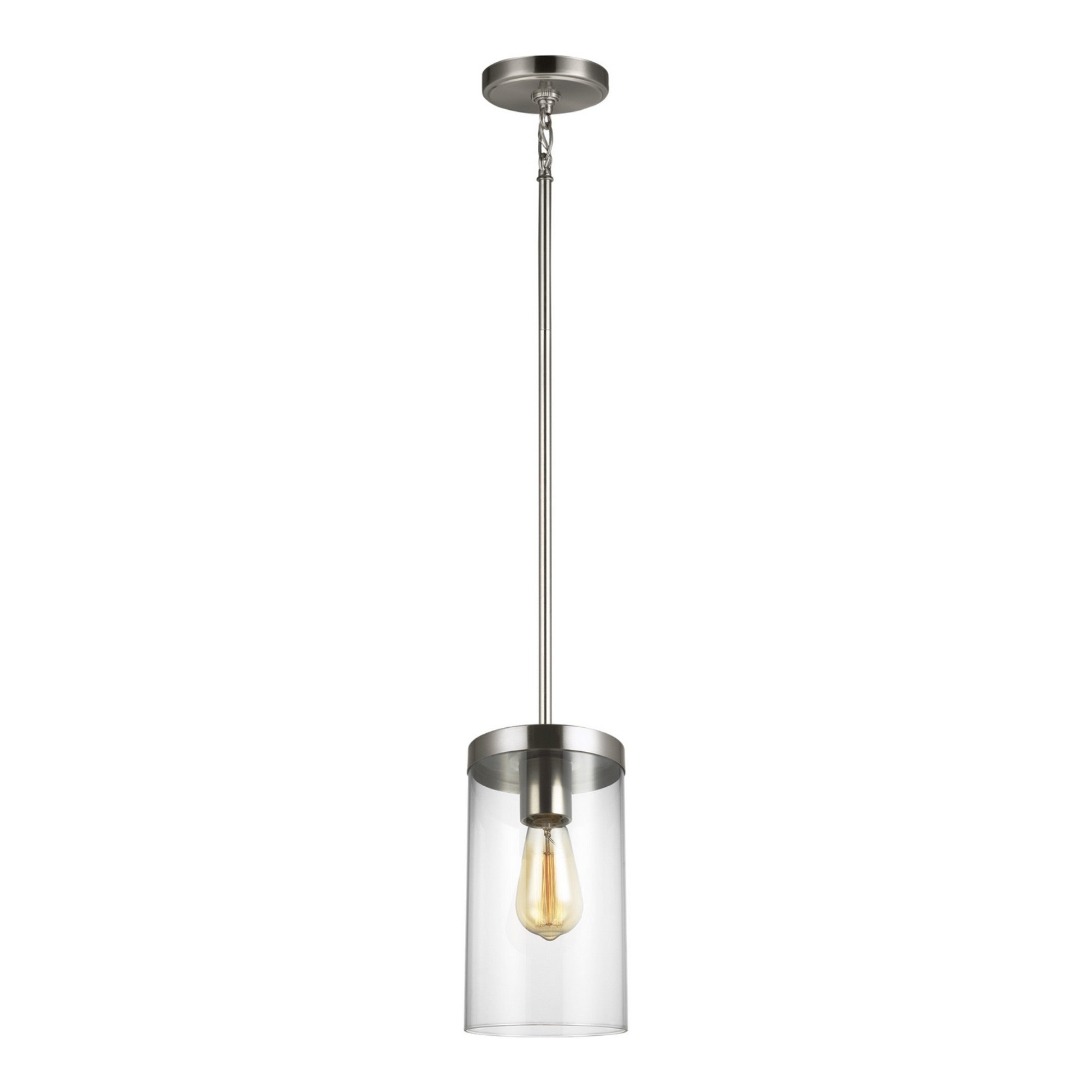 Zire 6" Pendant, Brushed Nickel Finish - Bees Lighting