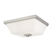 Ellis Harper 13" 2-Light LED Flush Mount, Brushed Nickel Finish - Bees Lighting