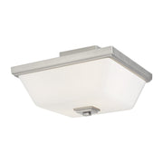 Ellis Harper 13" 2-Light Semi Flush Mount, Brushed Nickel Finish - Bees Lighting