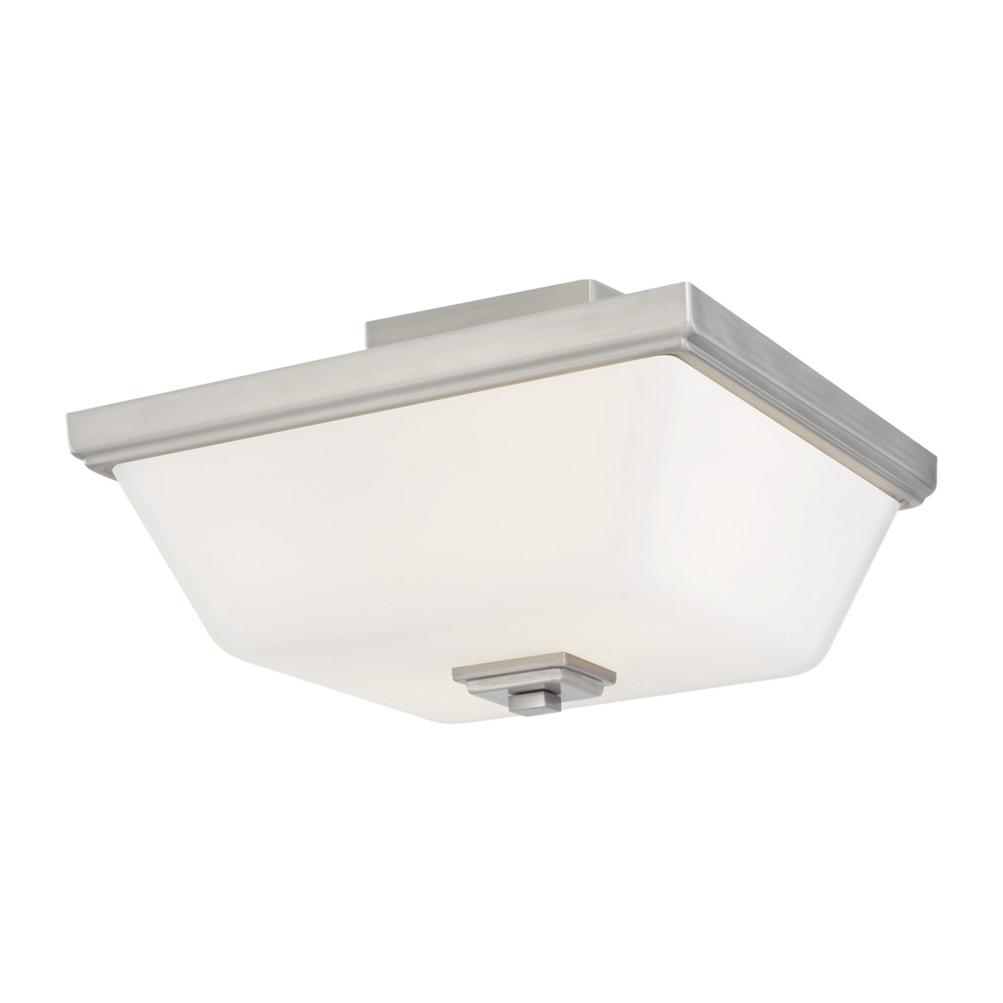 Ellis Harper 13" 2-Light Semi Flush Mount, Brushed Nickel Finish - Bees Lighting