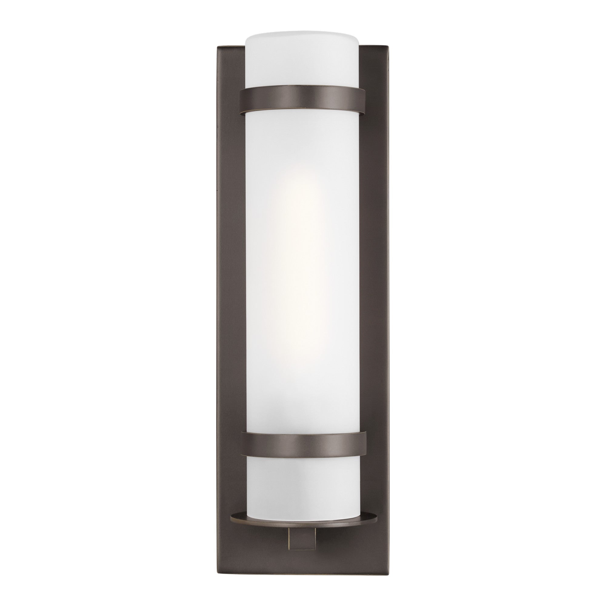 Alban 25 In. Cylindrical Outdoor Wall Sconce Bronze Finish - Bees Lighting