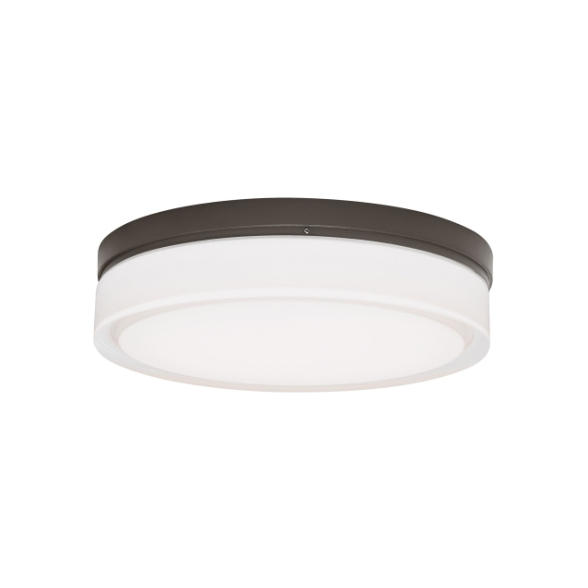 Cirque 11" LED Flush Mount, Antique Bronze Finish, 2700K - Bees Lighting
