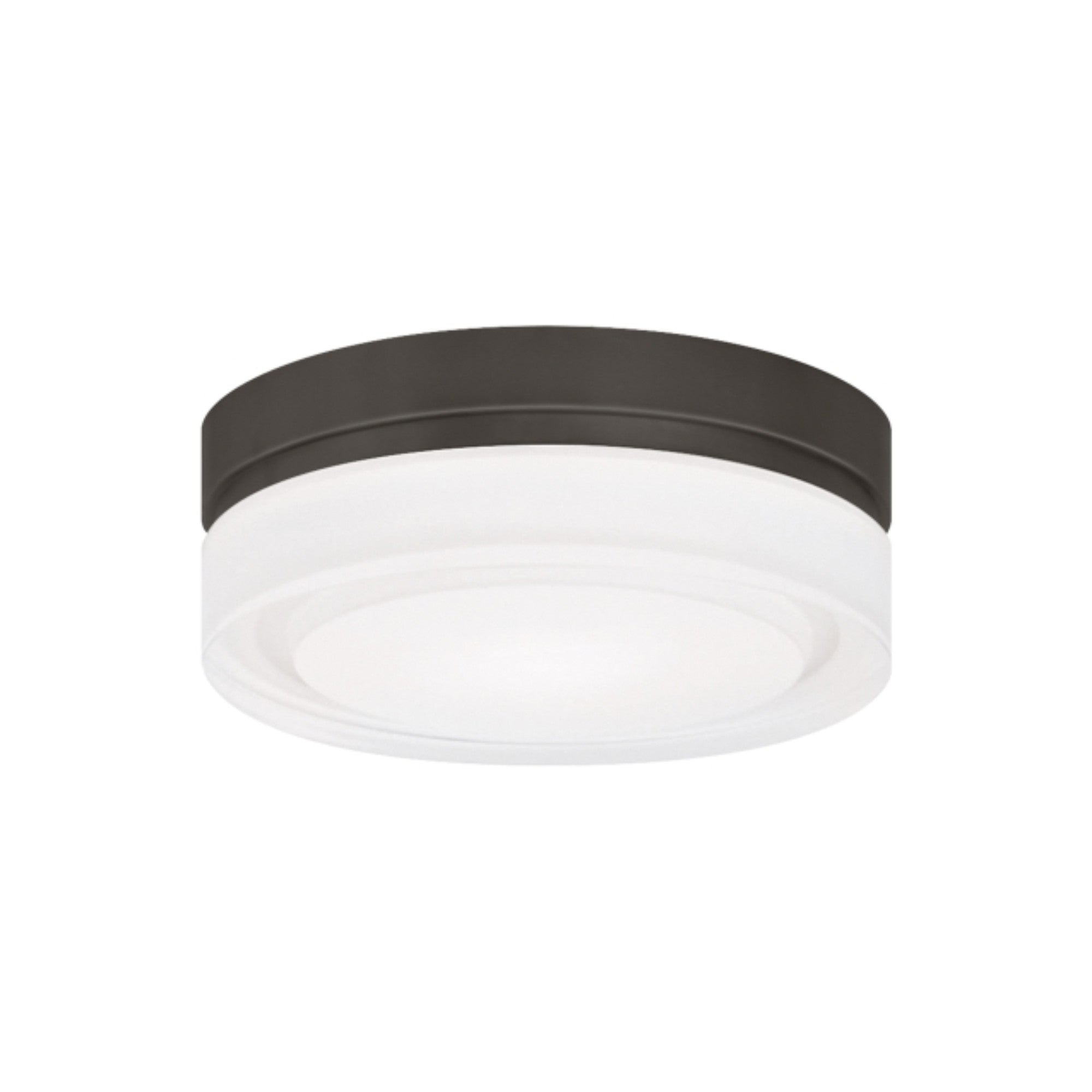 Cirque 6" LED Flush Mount, Antique Bronze Finish, 2700K - Bees Lighting