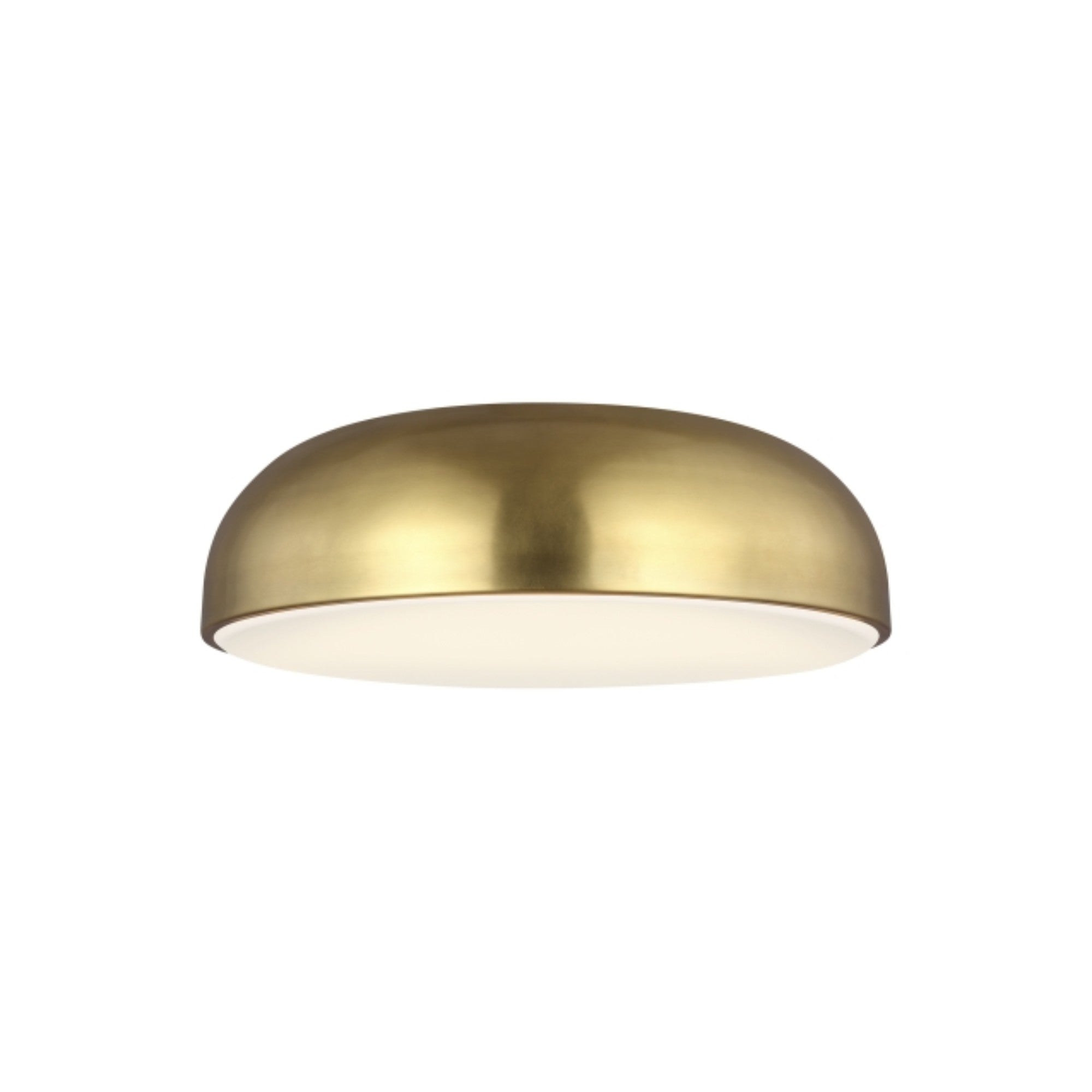 Kosa 13" LED Flush Mount, 277V, Aged Brass Finish - Bees Lighting