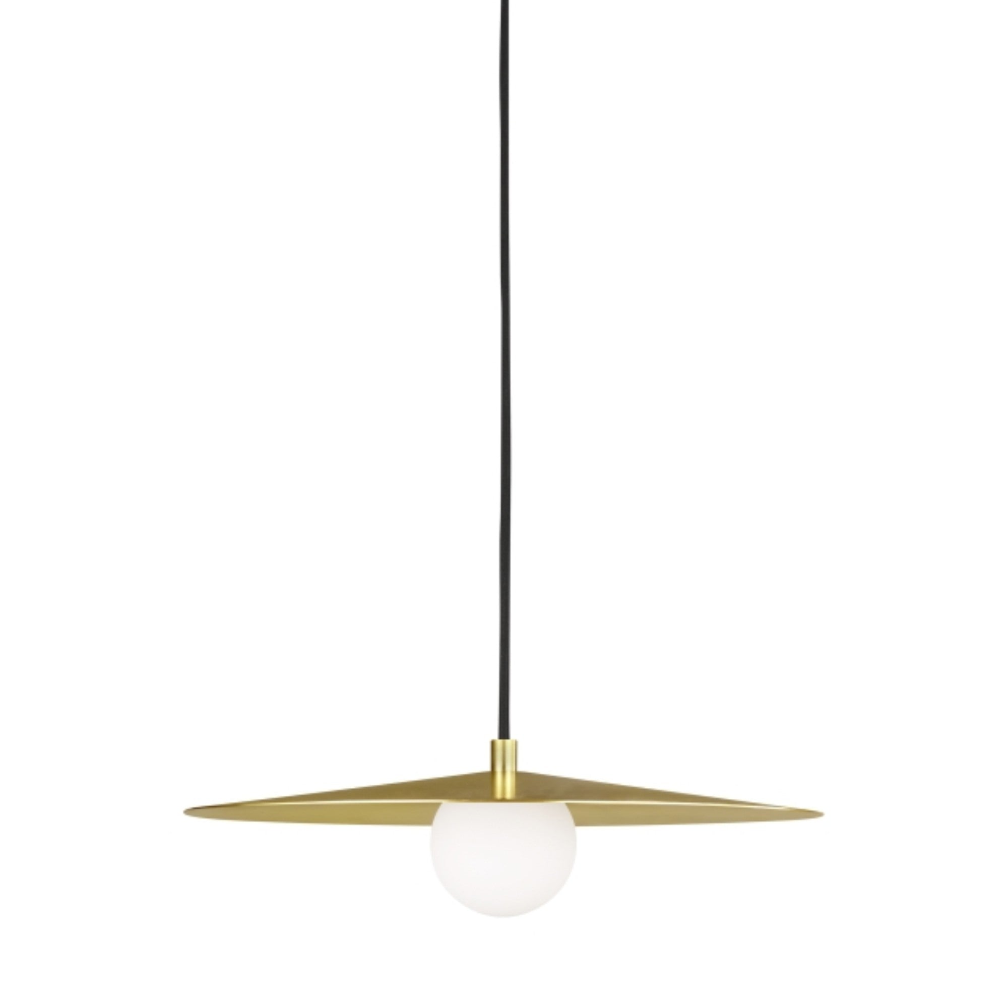 Pirlo 22" LED Pendant, Aged Brass Finish - Bees Lighting