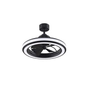 Gleam 24" Modern Chandelier Ceiling Fan - Bees Lighting