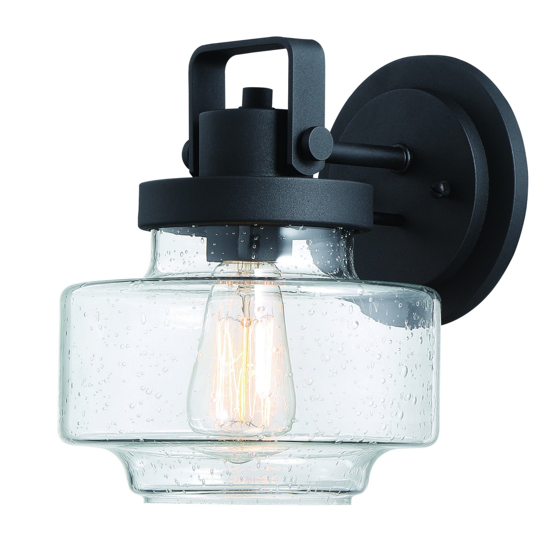 Rosecrans 10" Outdoor Wall Sconce, Coal Finish - Bees Lighting