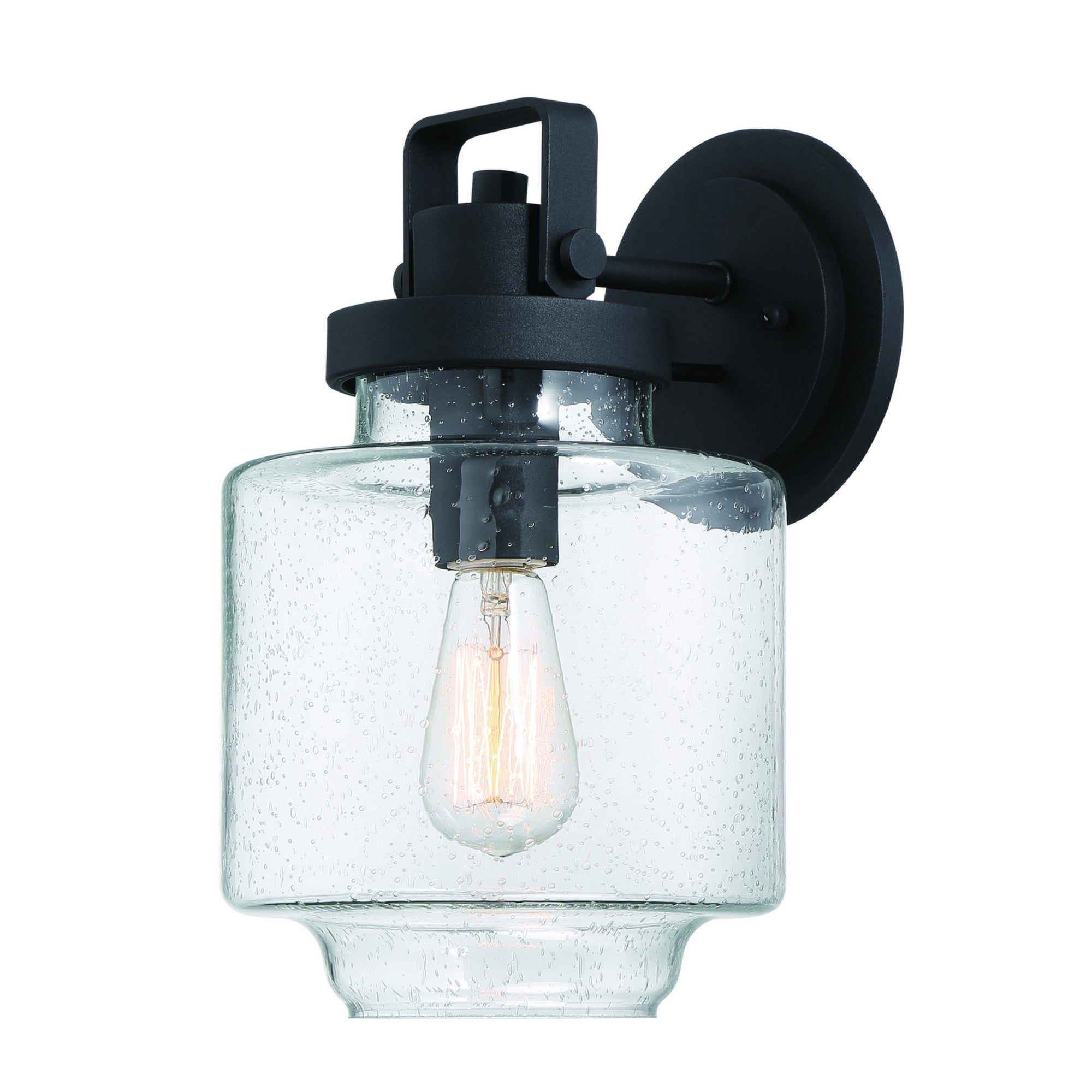 Rosecrans 13" Outdoor Wall Sconce, Coal Finish - Bees Lighting