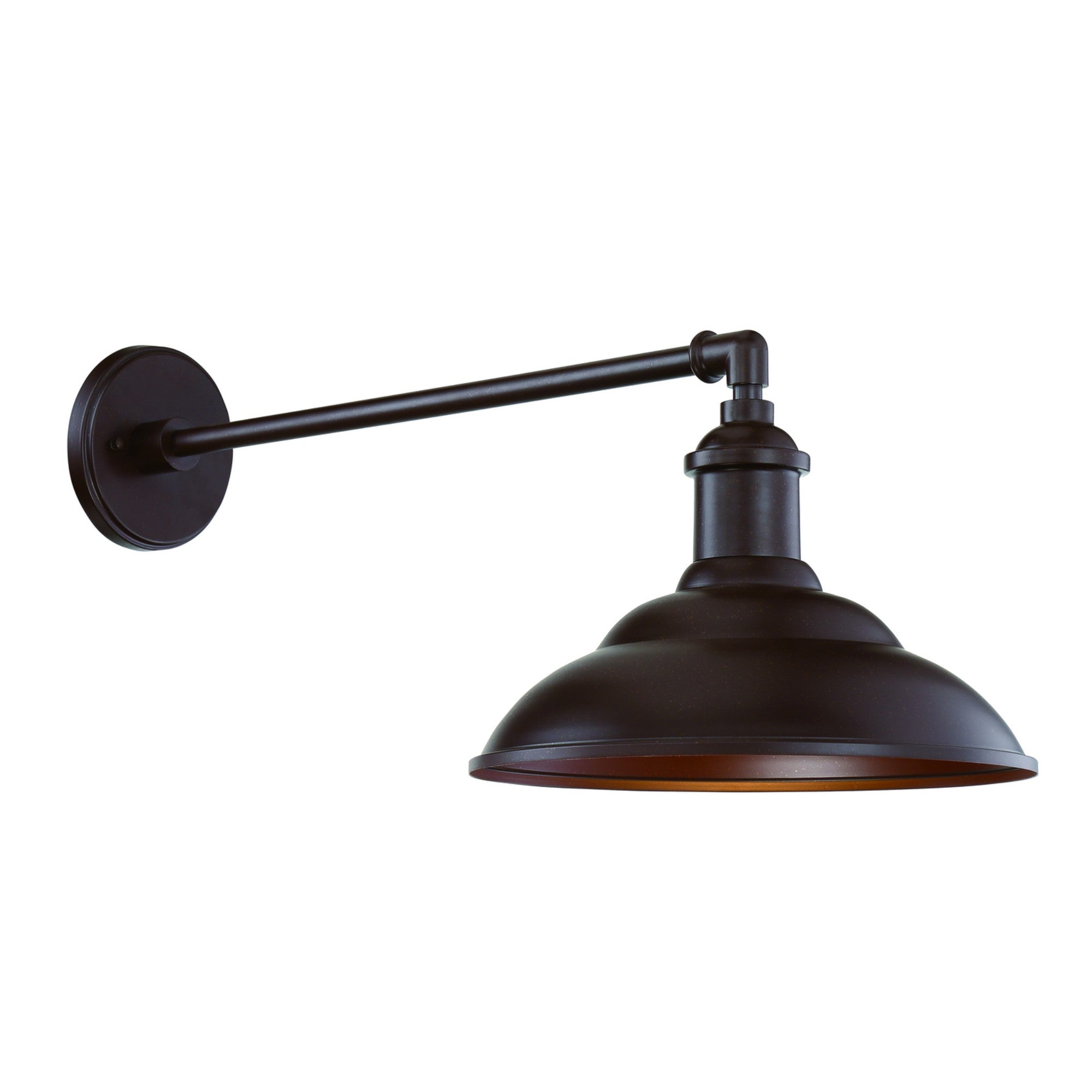 RLM 14" Outdoor Dome Shade, Bronze & Copper Flecks - Bees Lighting