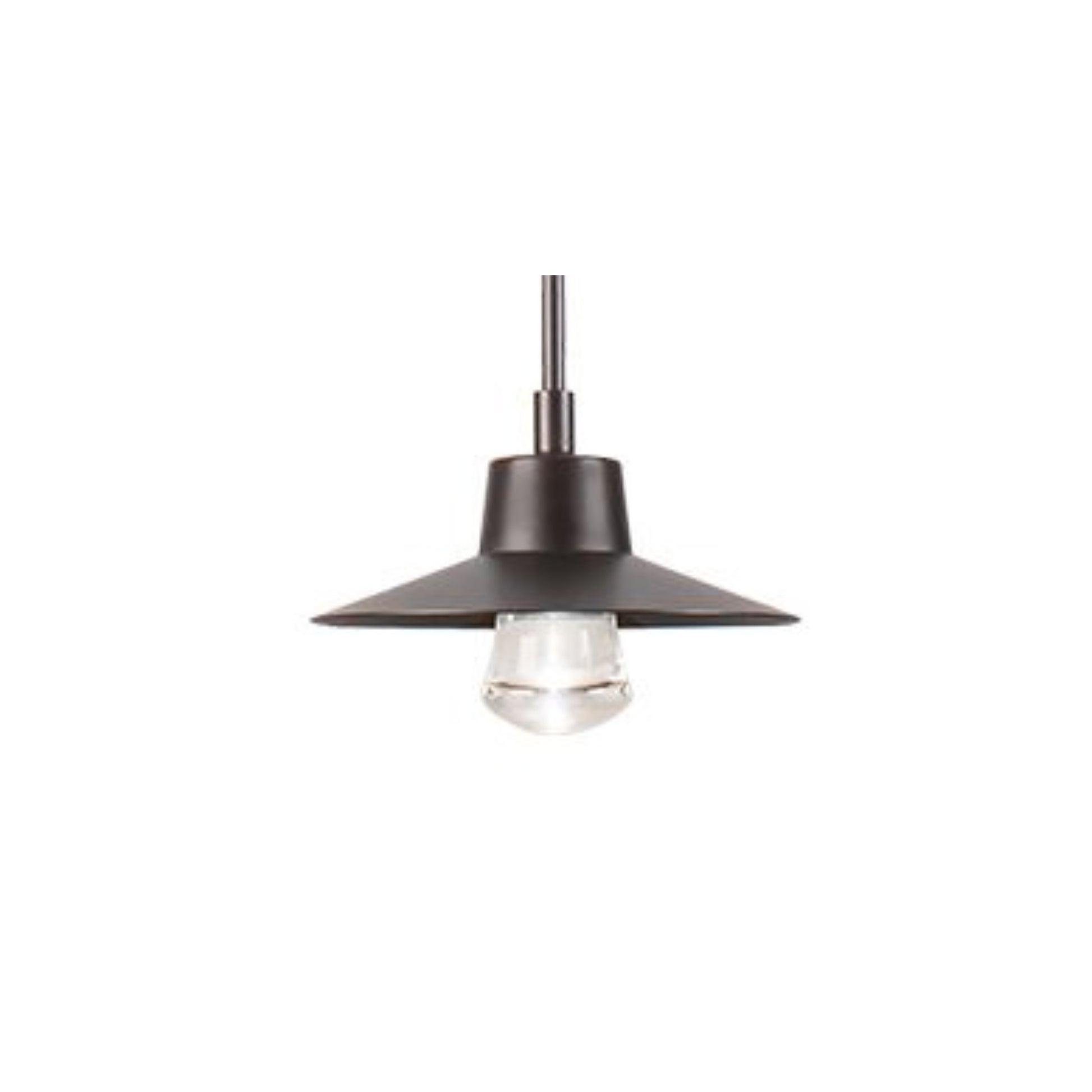 Suspense 15" LED Outdoor Pendant, Black Finish - Bees Lighting