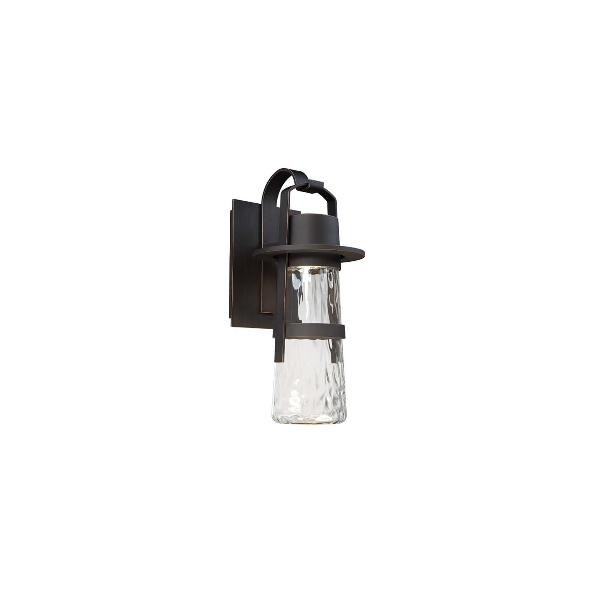 Balthus 13" LED Outdoor Wall Sconce, Black Finish - Bees Lighting
