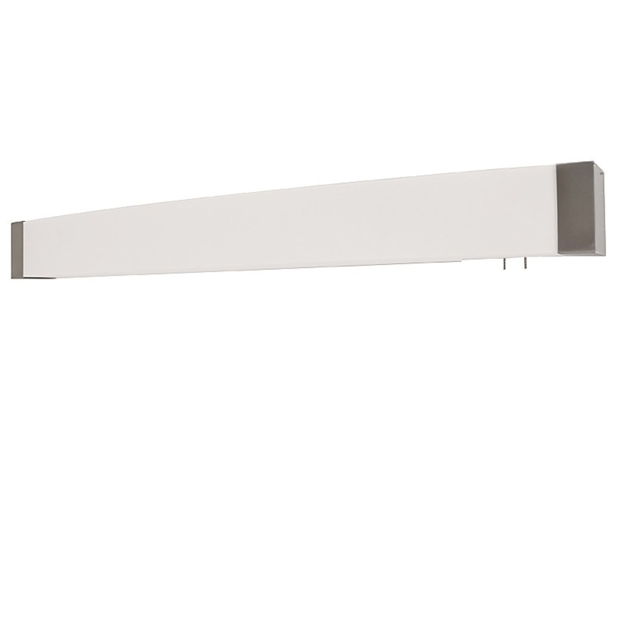 Algiers 49" LED Overbed Wall Light, Satin Nickel Finish - Bees Lighting