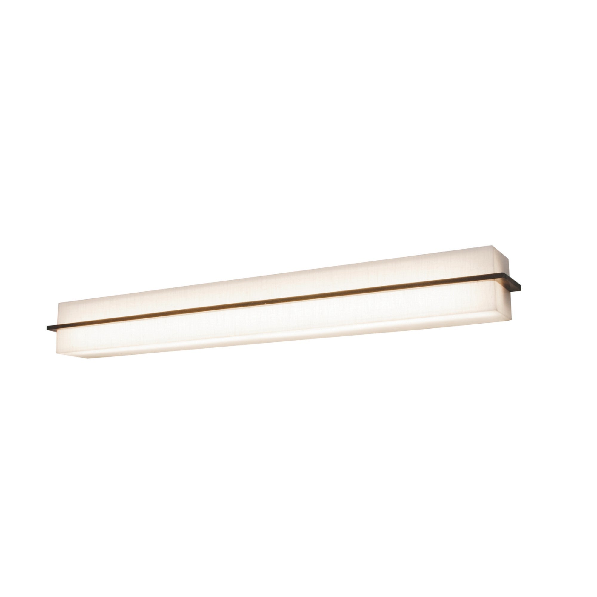 Apex 39" LED Vanity, Jute/Espresso Finish - Bees Lighting