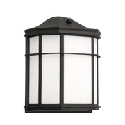 Bristol 10" LED Outdoor Wall Sconce, Black Finish, with Photocell - Bees Lighting