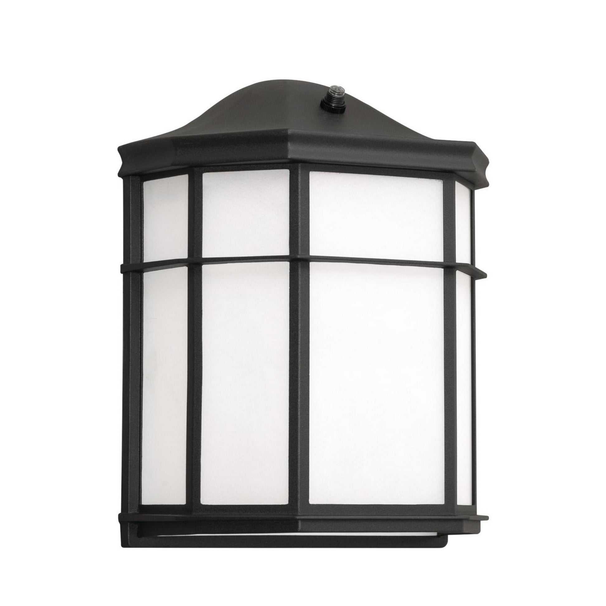 Bristol 10" LED Outdoor Wall Sconce, Black Finish, with Photocell - Bees Lighting