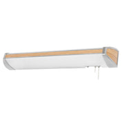 Ideal 40" LED Overbed Wall Light, Light Oak Finish - Bees Lighting