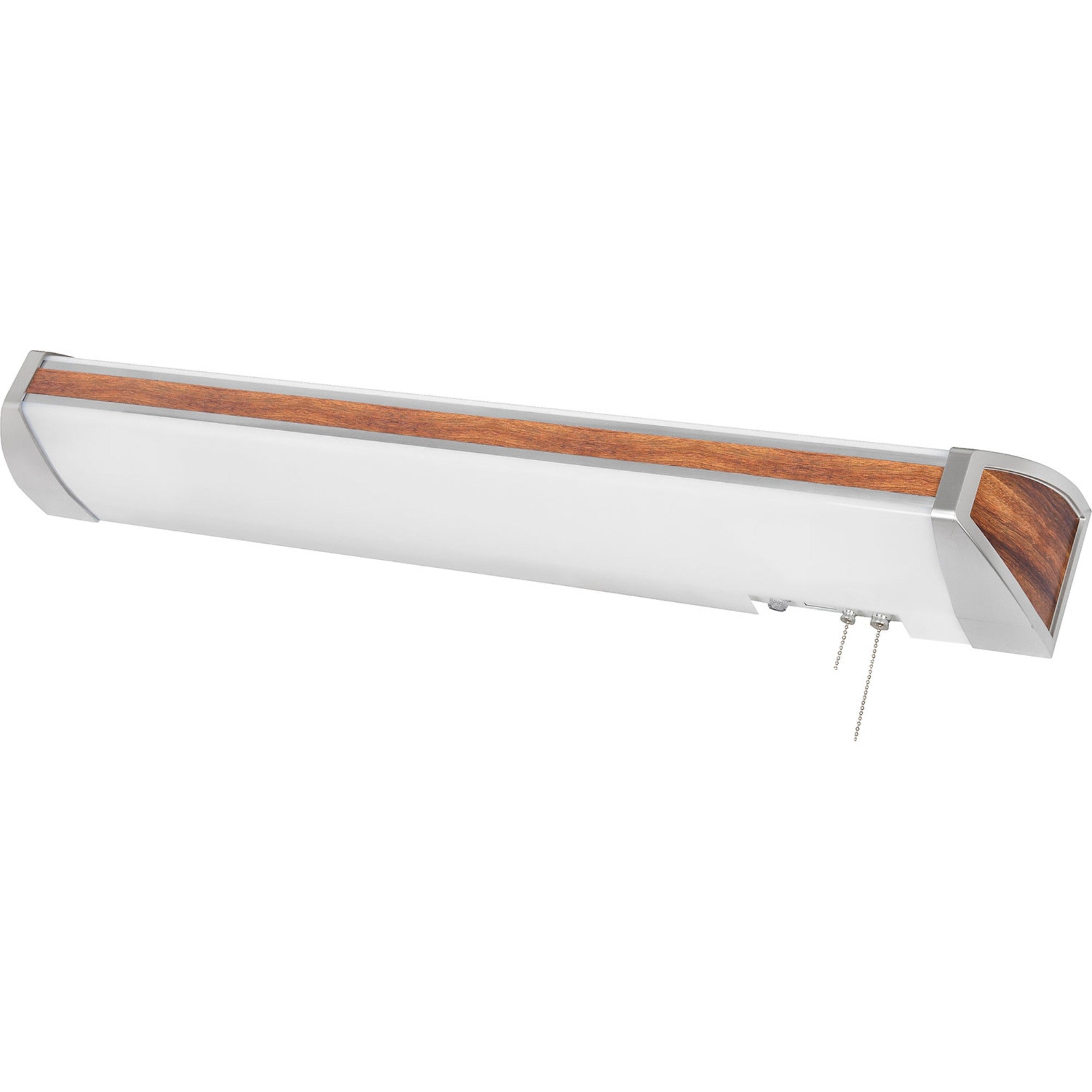 Ideal 40" LED Overbed Wall Light, Mahogany Finish - Bees Lighting