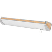 Ideal 52" LED Overbed Wall Light, Light Oak Finish - Bees Lighting