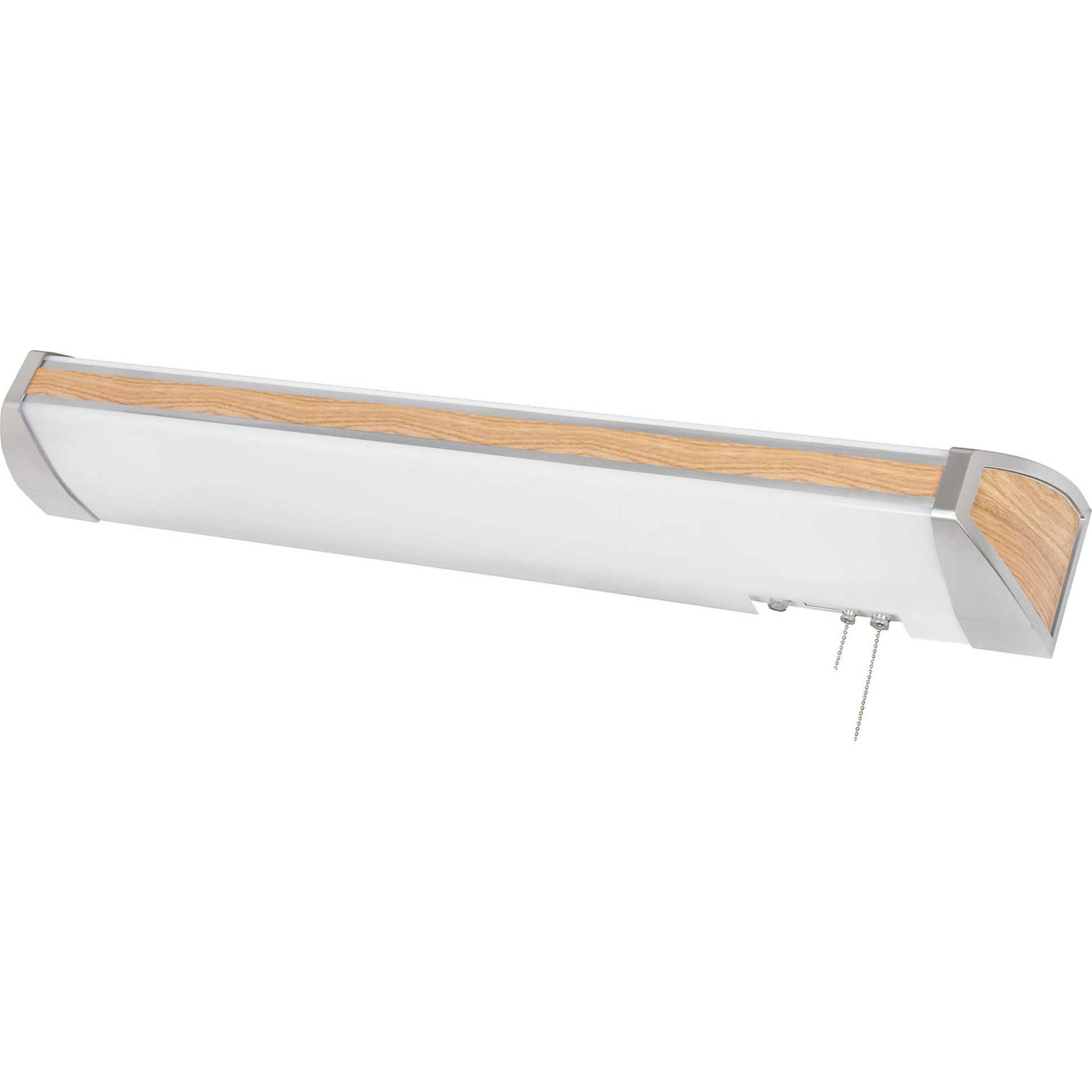 Ideal 52" LED Overbed Wall Light, Light Oak Finish - Bees Lighting