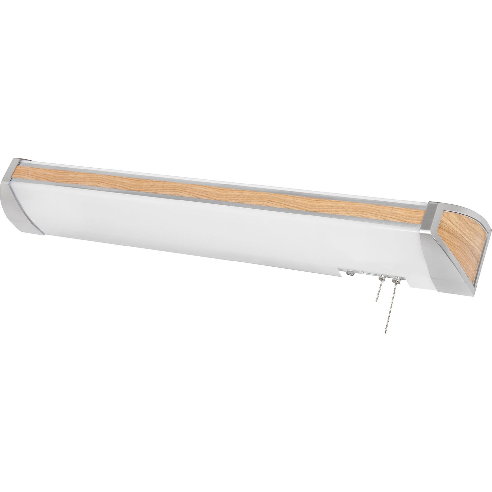 Ideal 52" LED Overbed Wall Light, Light Oak Finish - Bees Lighting