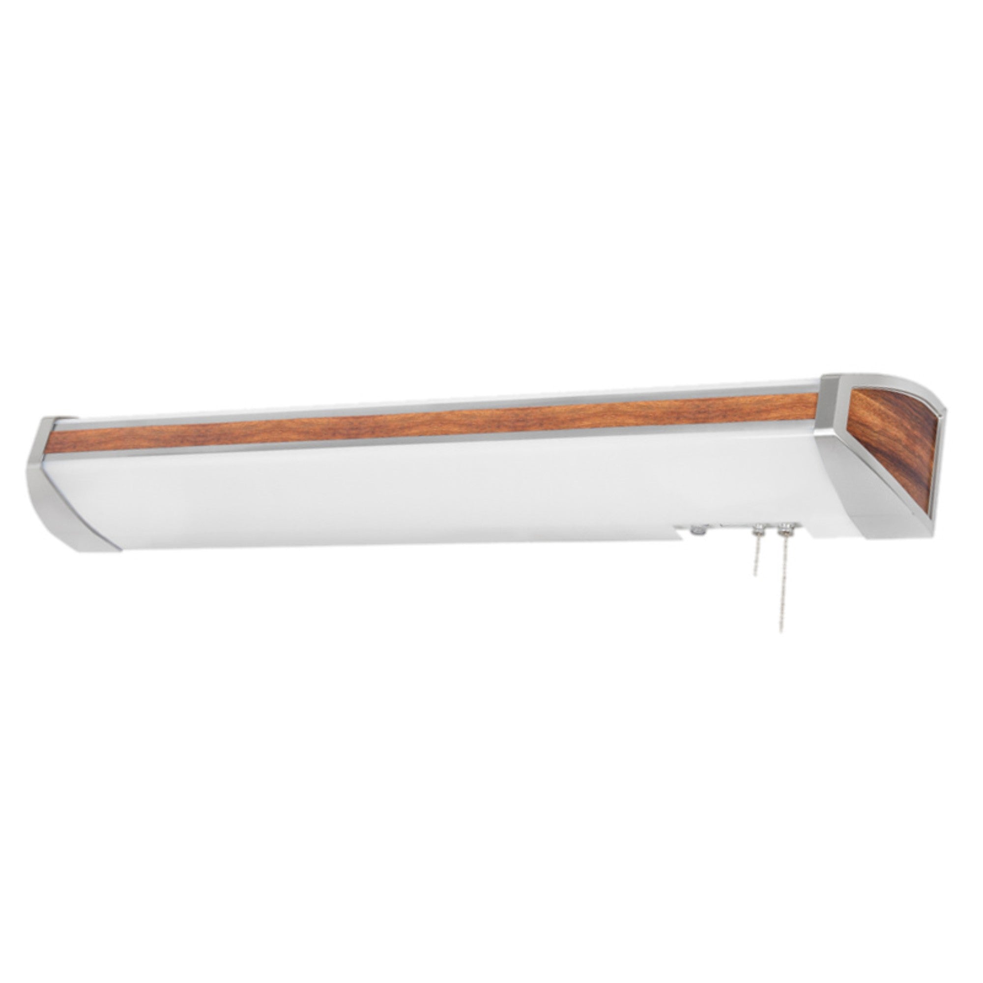 Ideal 52" LED Overbed Wall Light, Mahogany Finish - Bees Lighting