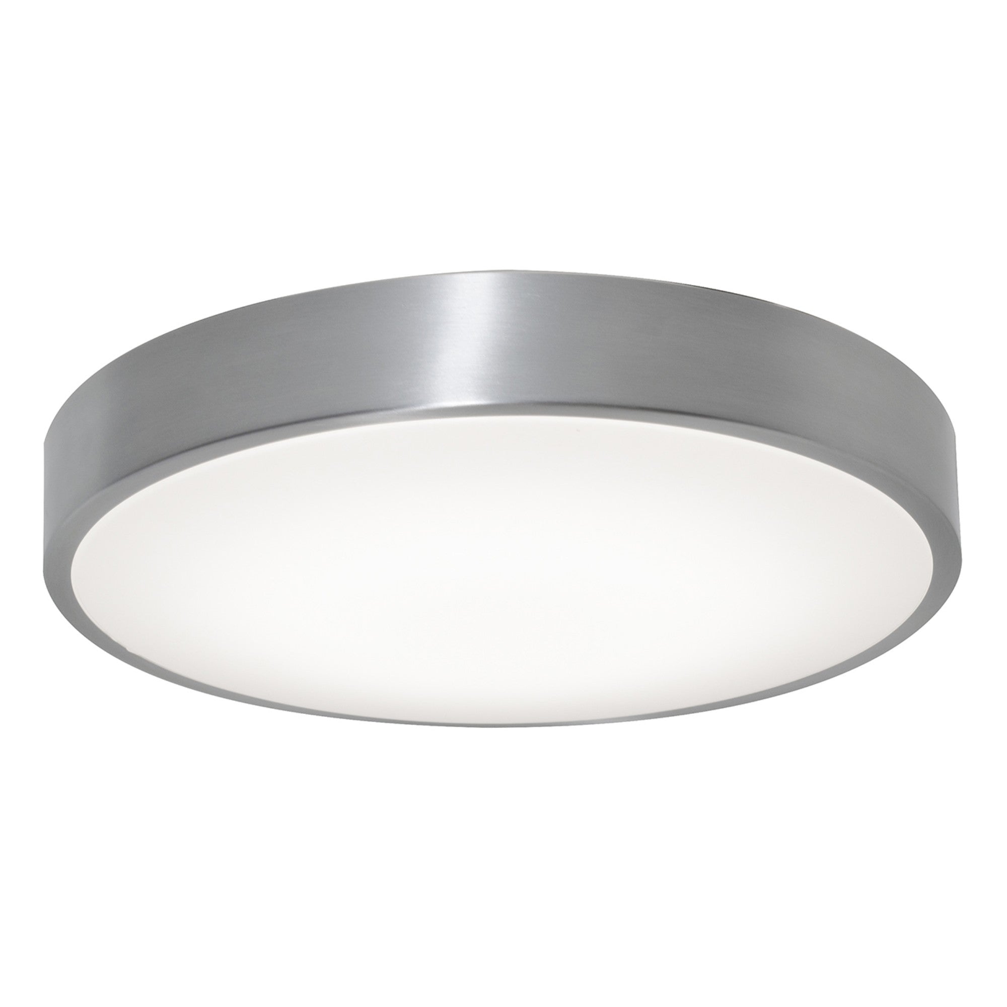 Octavia 14" LED Flush Mount, Brushed Aluminum Finish - Bees Lighting