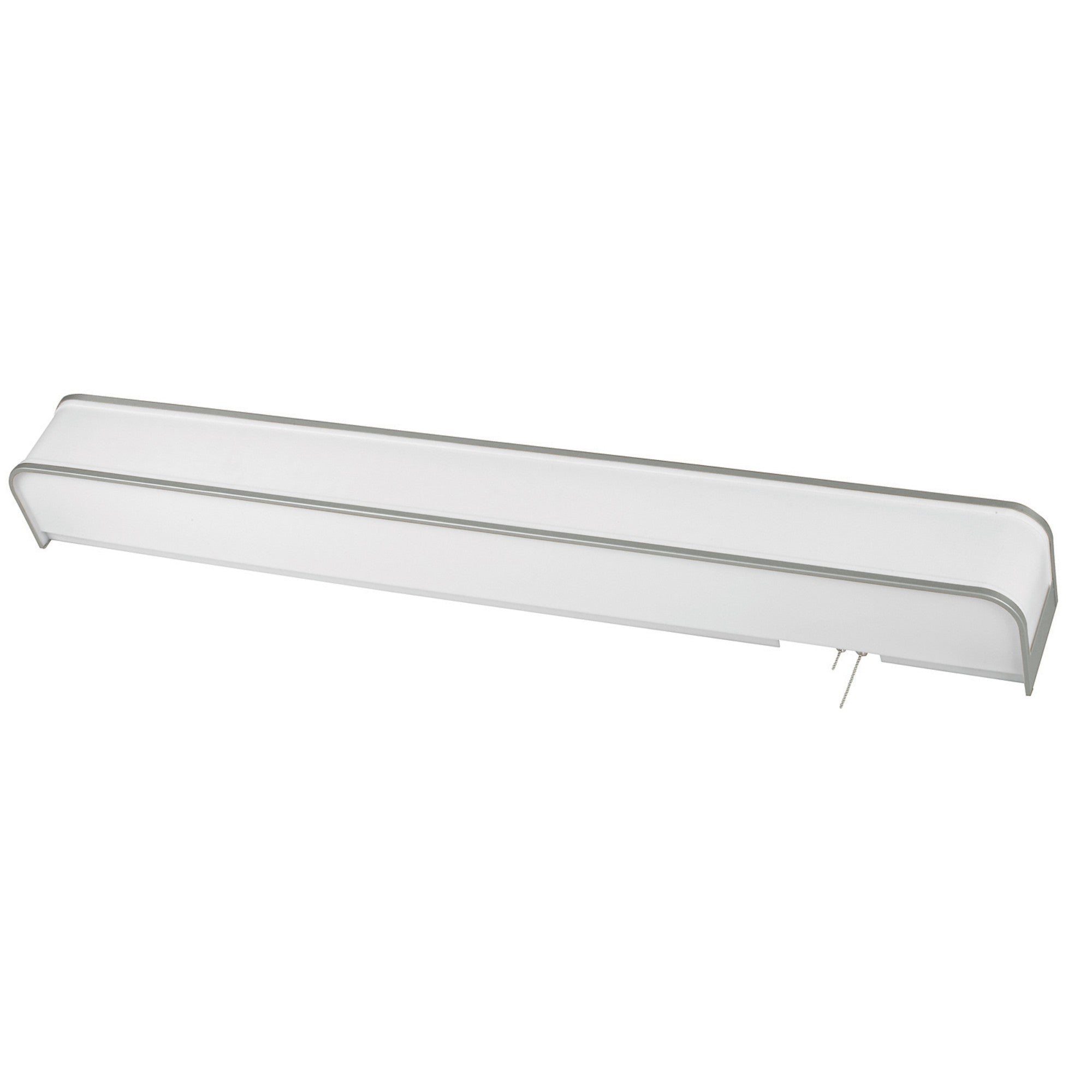 Sheridan 44" LED Overbed Wall Light, Satin Nickel Finish - Bees Lighting