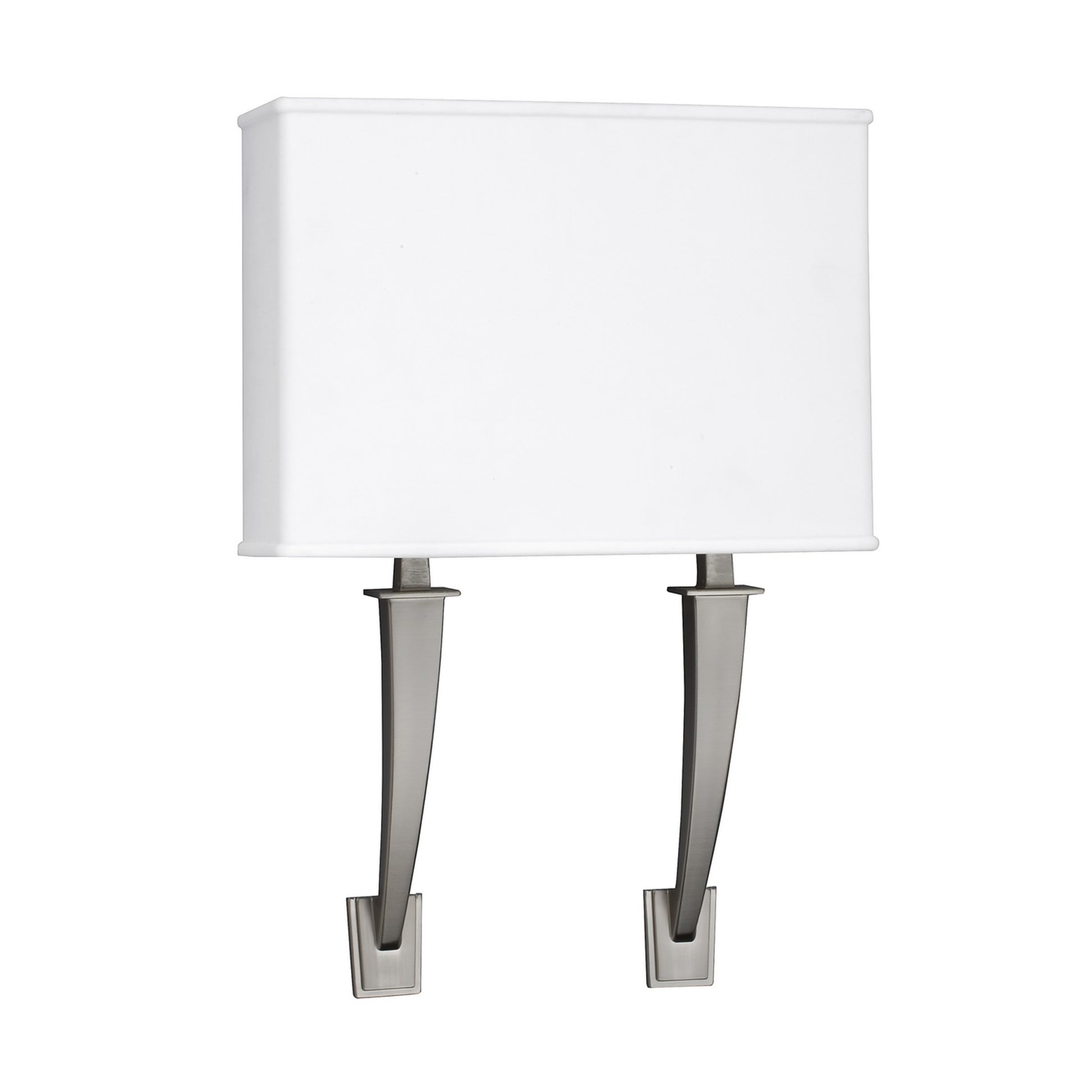Sheridan 18" Double Arm LED Wall Sconce, Satin Nickel Finish - Bees Lighting